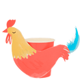 Bicchieri Gallo On The Farm Meri Meri (8 pz)