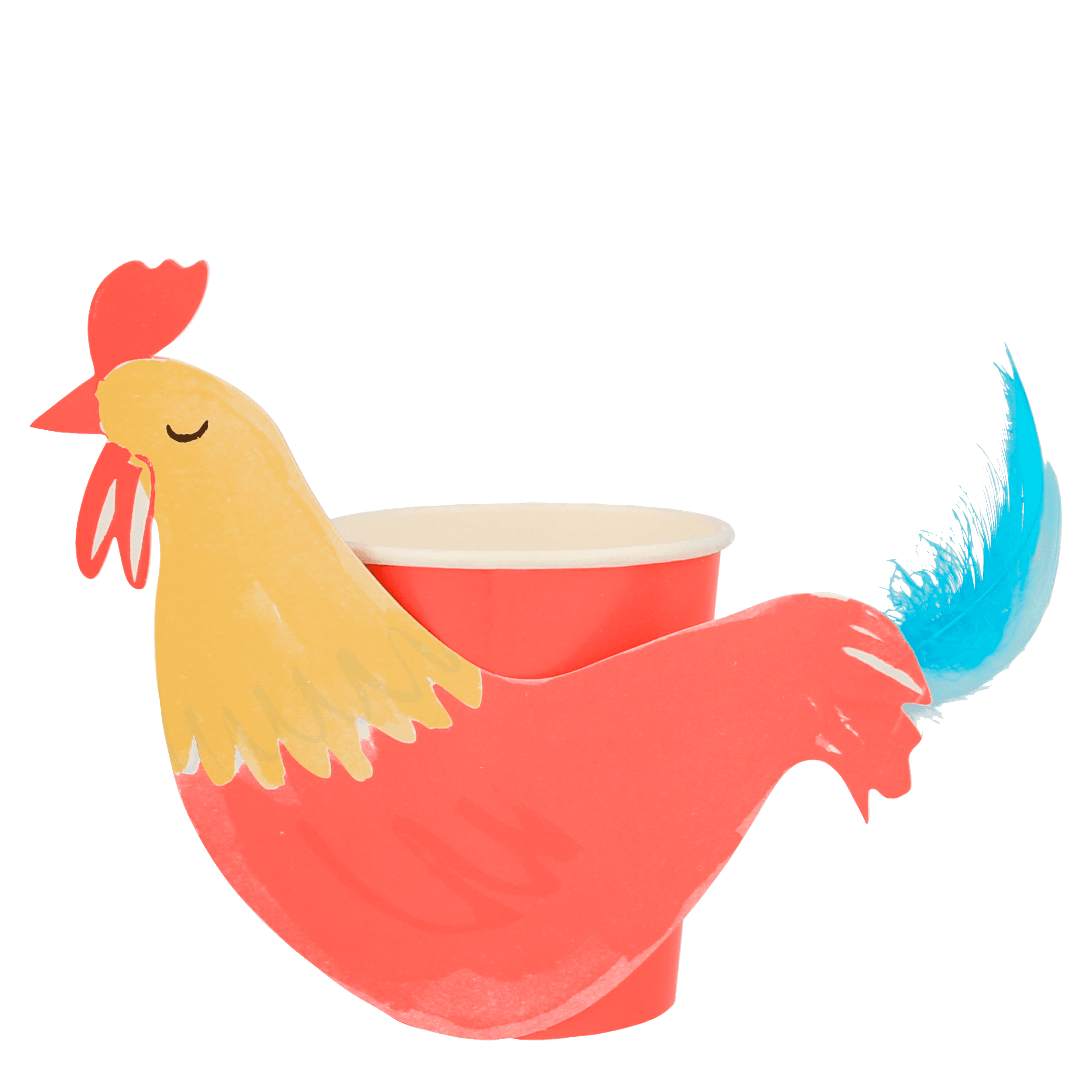 Bicchieri Gallo On The Farm Meri Meri (8 pz)