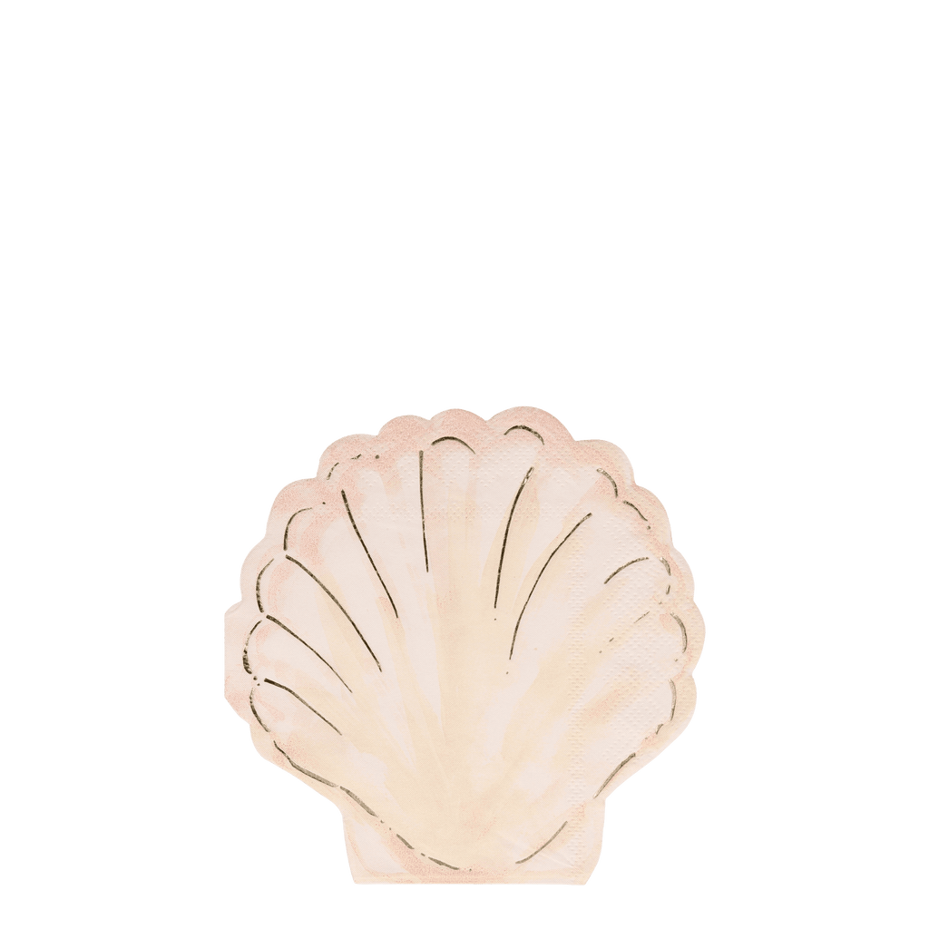 Piccoli Tovaglioli Conchiglia Sirene (x 16)