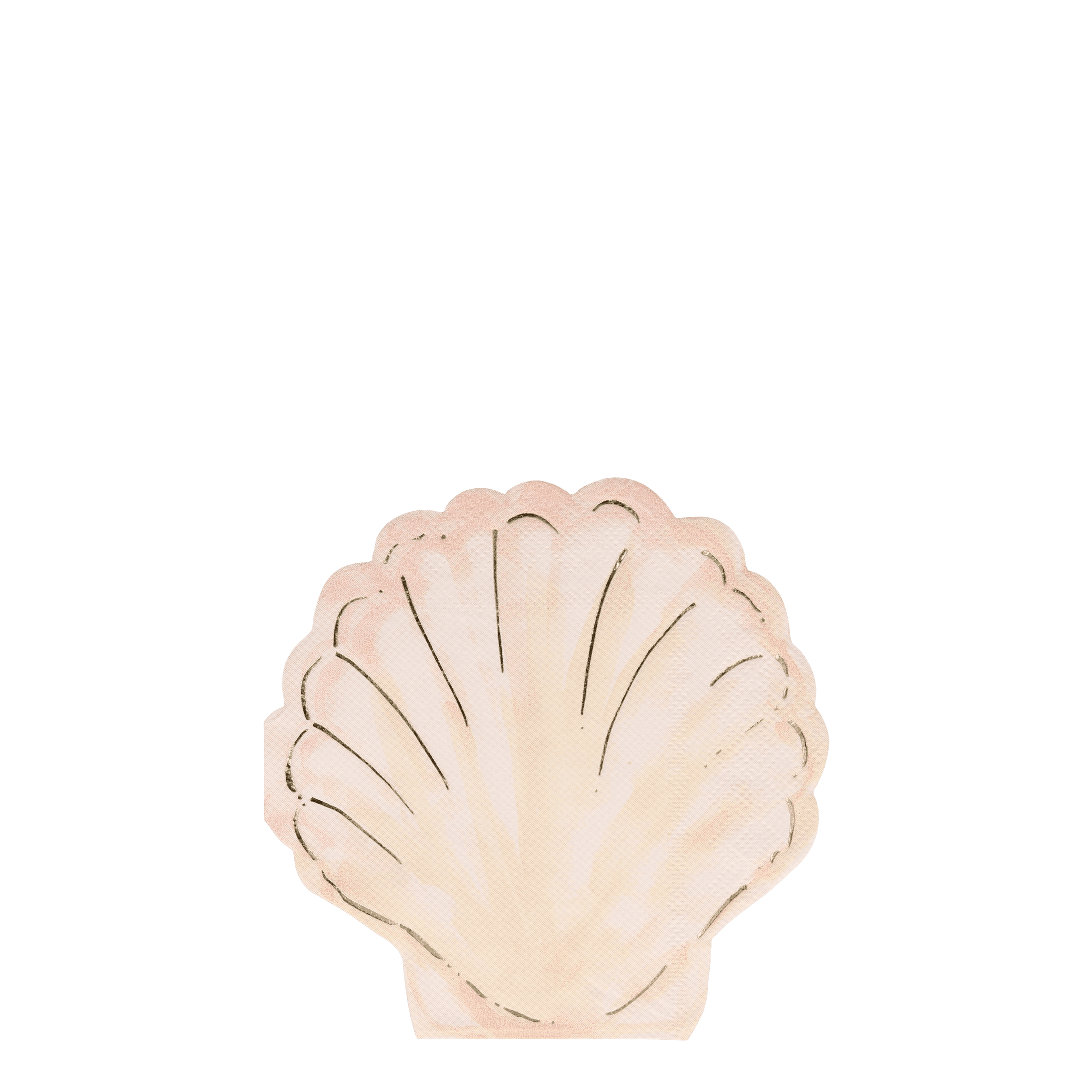 Piccoli Tovaglioli Conchiglia Sirene (x 16)