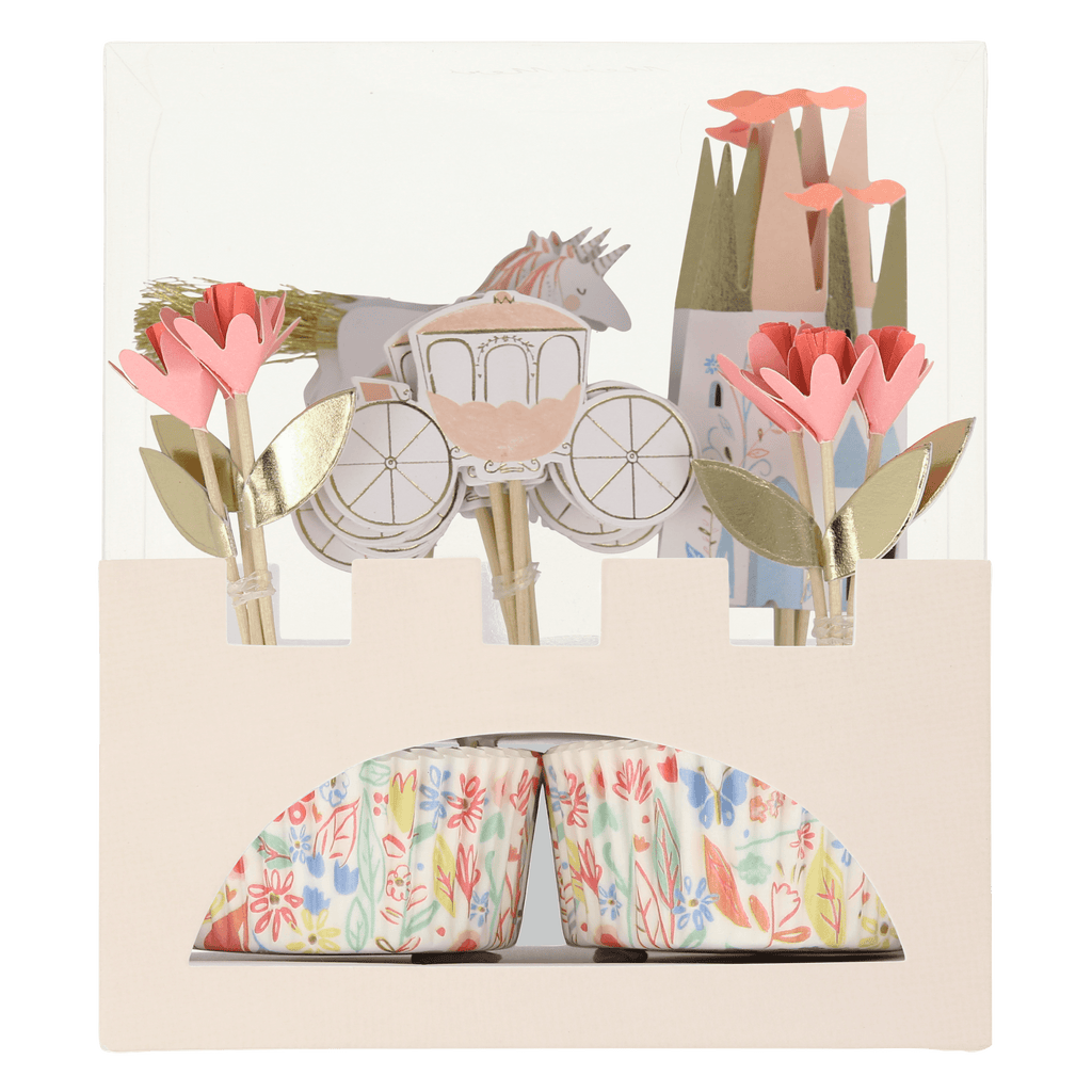 Kit Cupcake Principessa (x24 toppers)