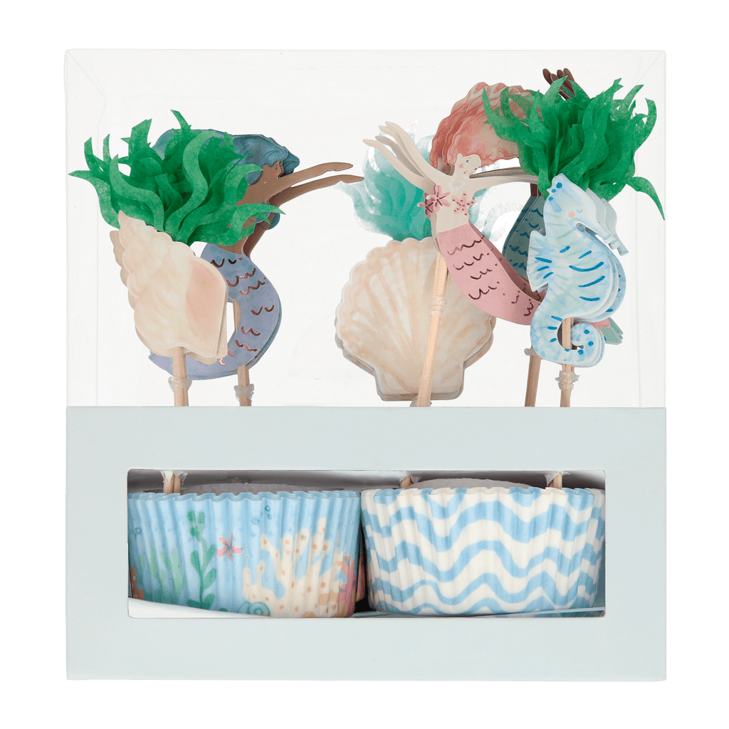 Kit Cupcake Sirene (x 24)