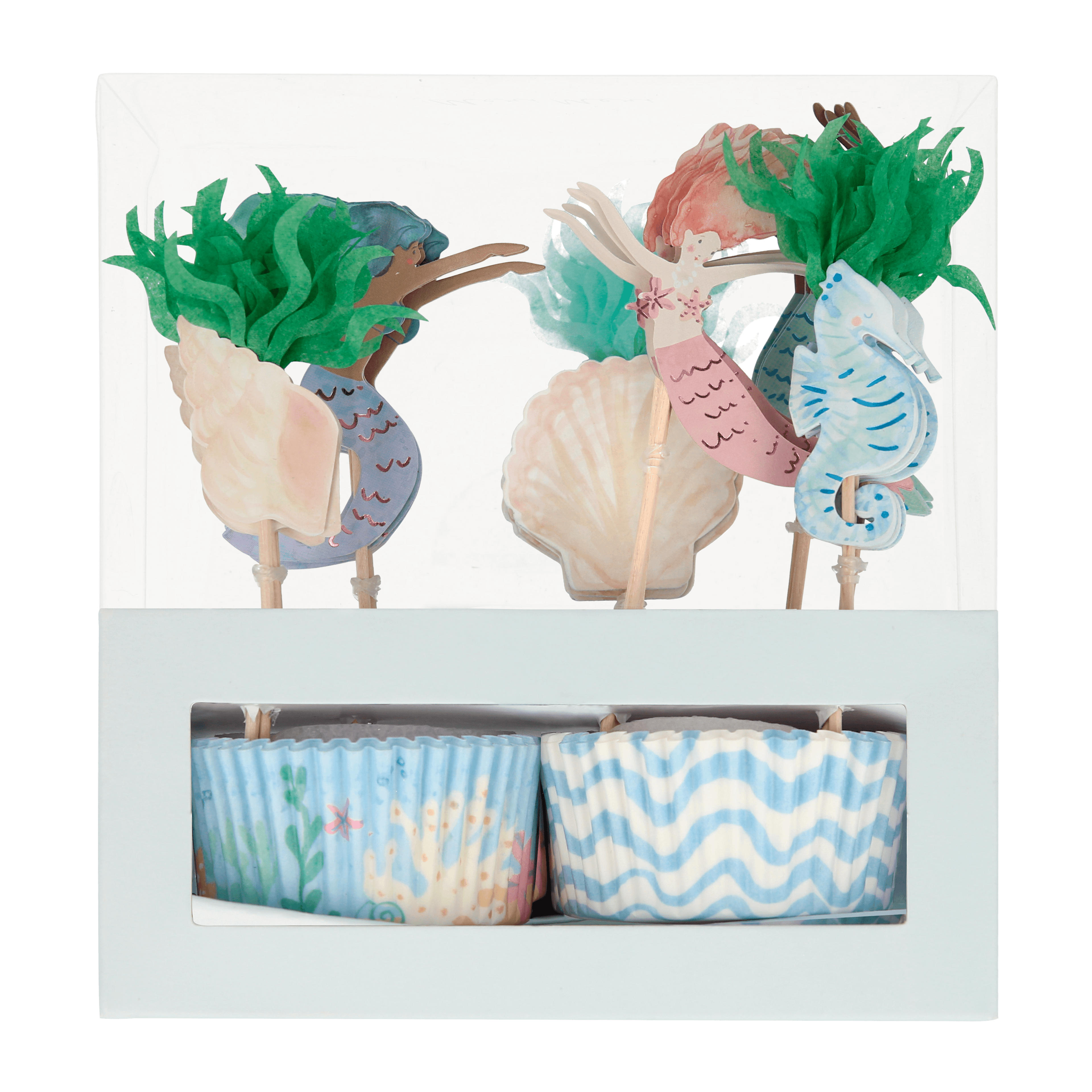 Kit Cupcake Sirene (x 24)
