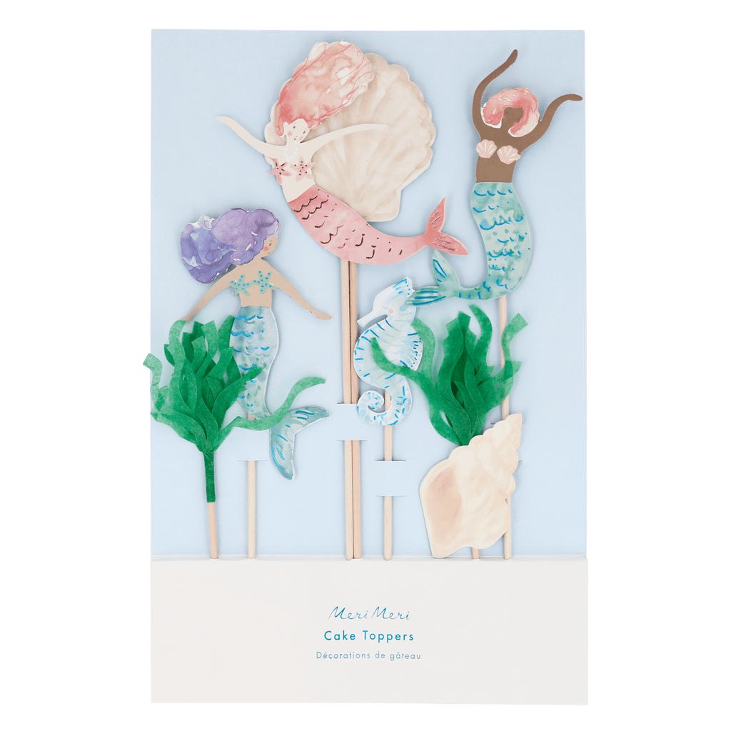 Cake Toppers Sirene (x 7)