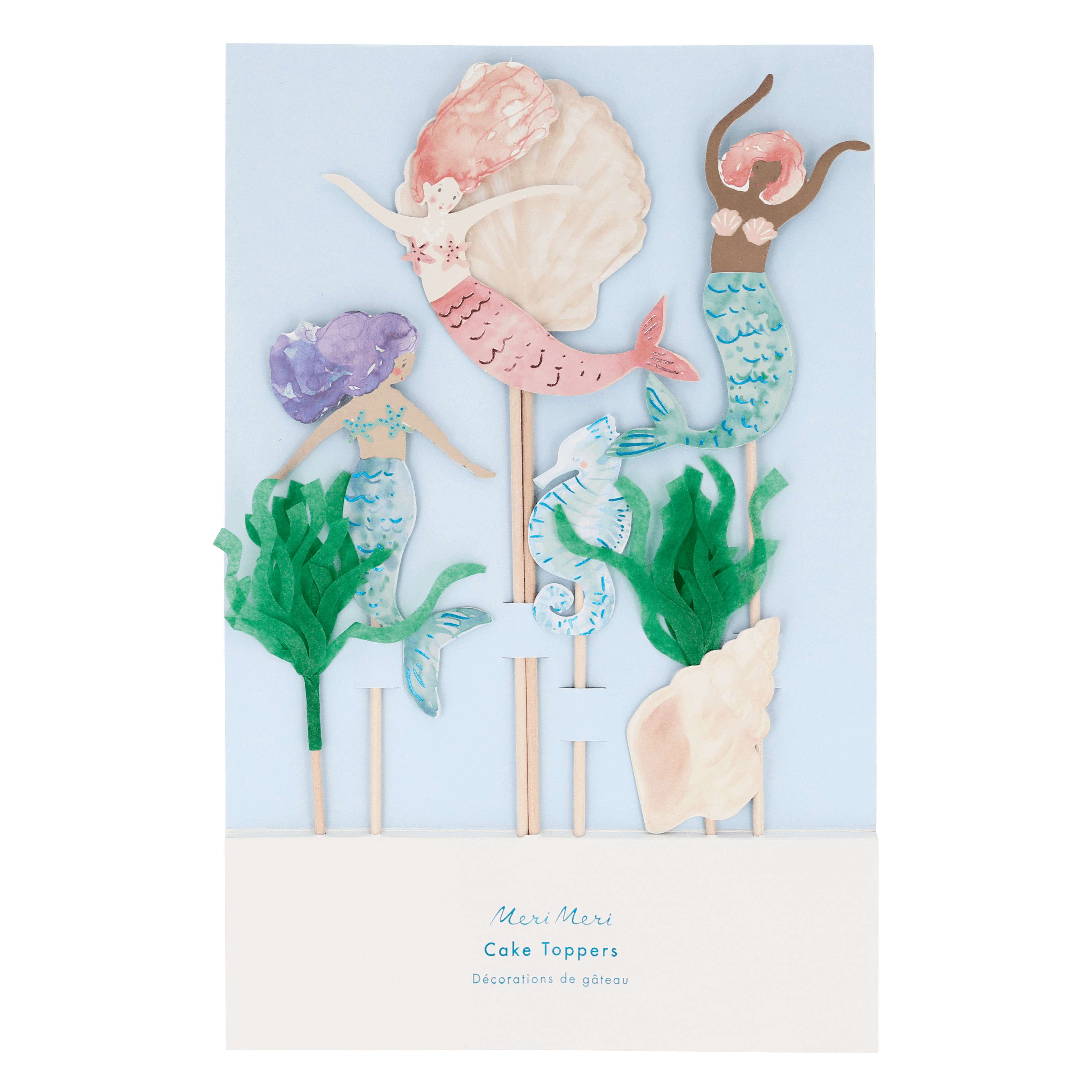 Cake Toppers Sirene (x 7)