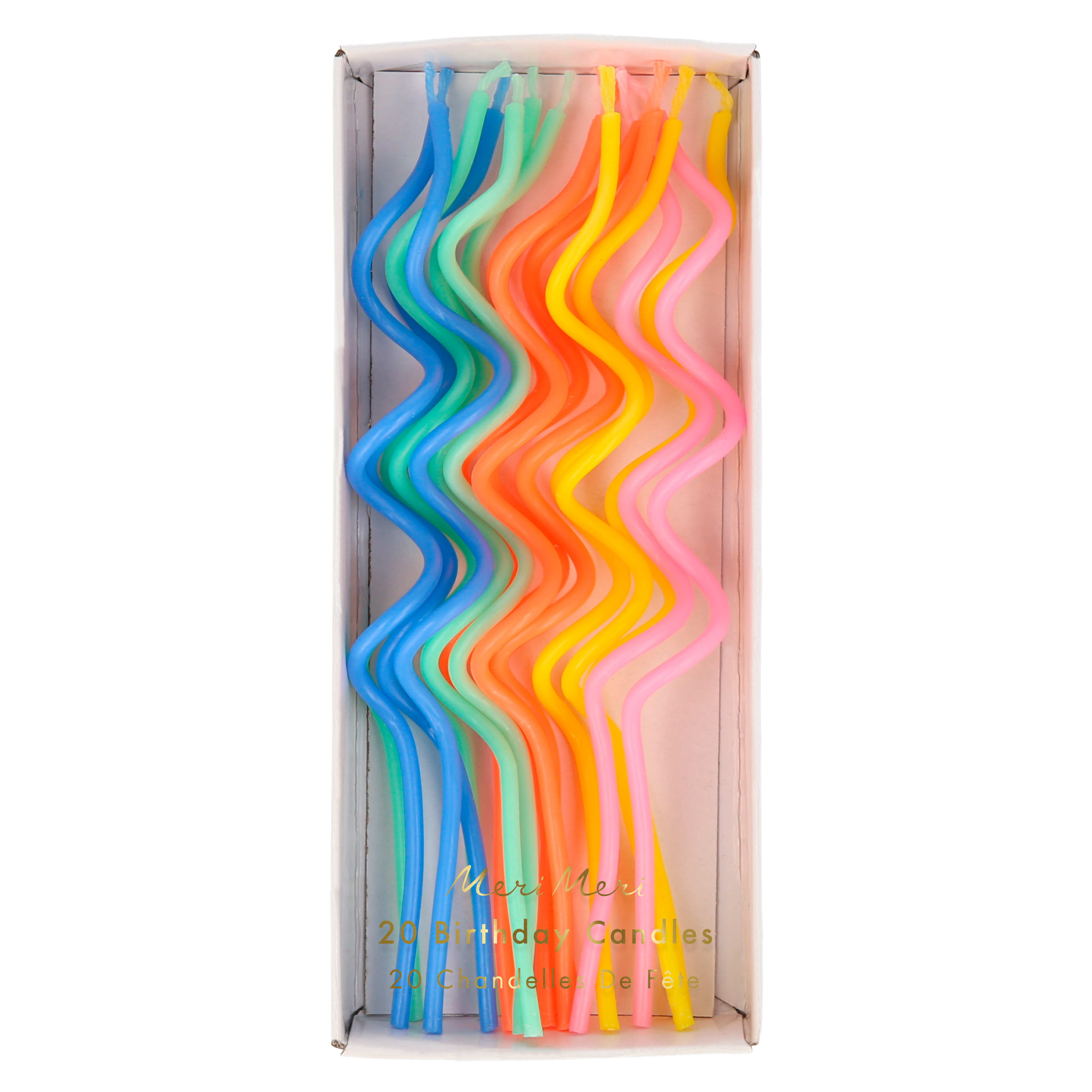 Candele swirly misti (x20)