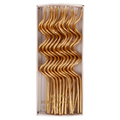 Candele swirly gold (x20)