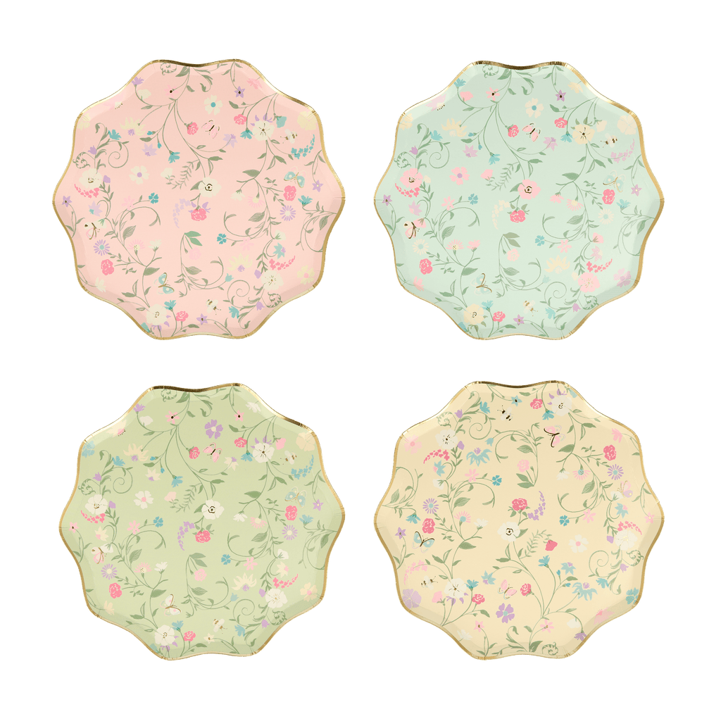 Piatti Dessert Ladurée Paris Fiori (x8)