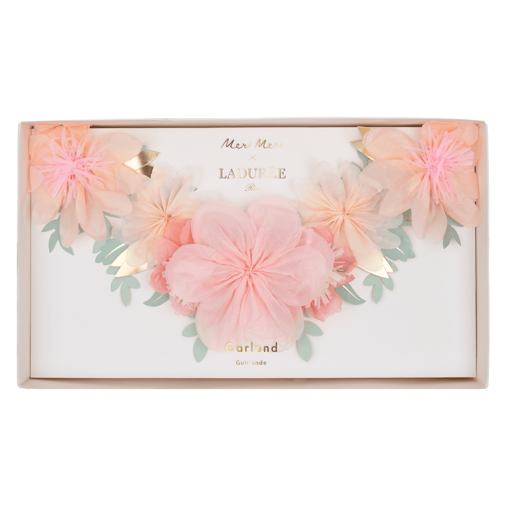Meri Meri x Ladurée Garland Set – Ghirlanda Floreale Ladurée Paris
