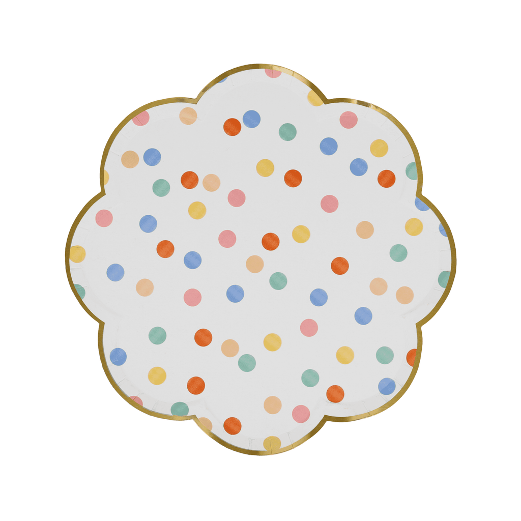 Piatti Dessert Colourful Pattern (x 8)