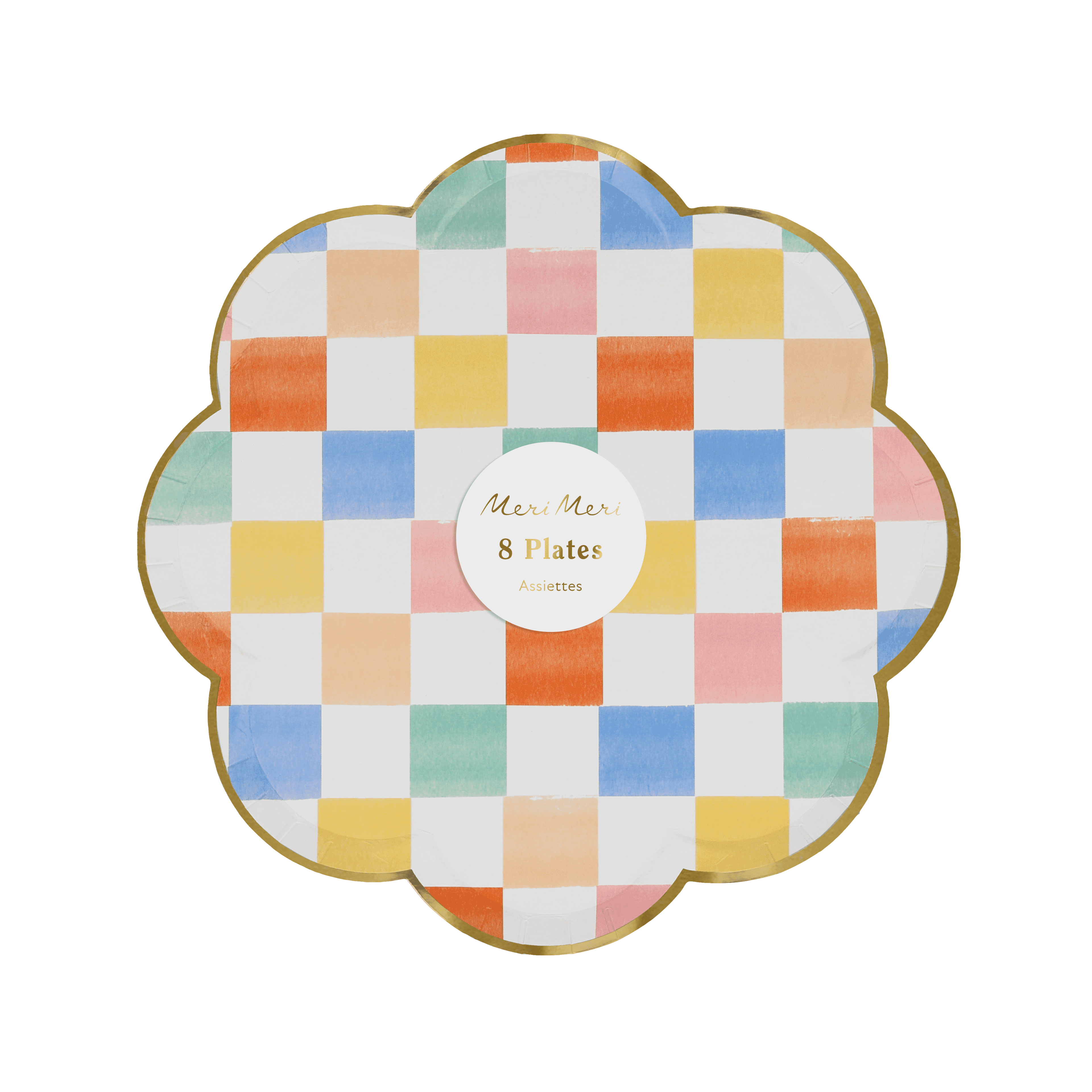 Piatti Dessert Colourful Pattern (x 8)