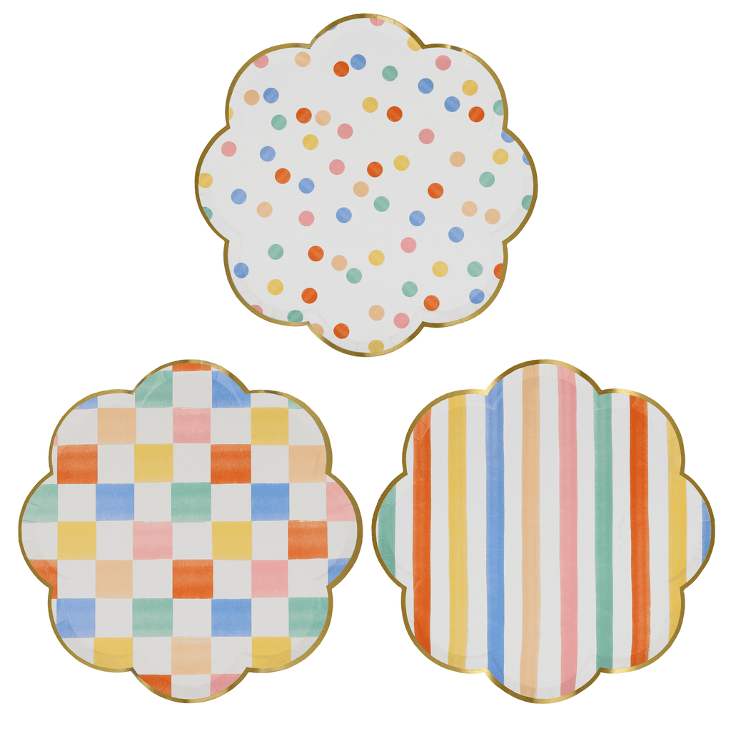 Piatti Colourful Pattern (x 8)