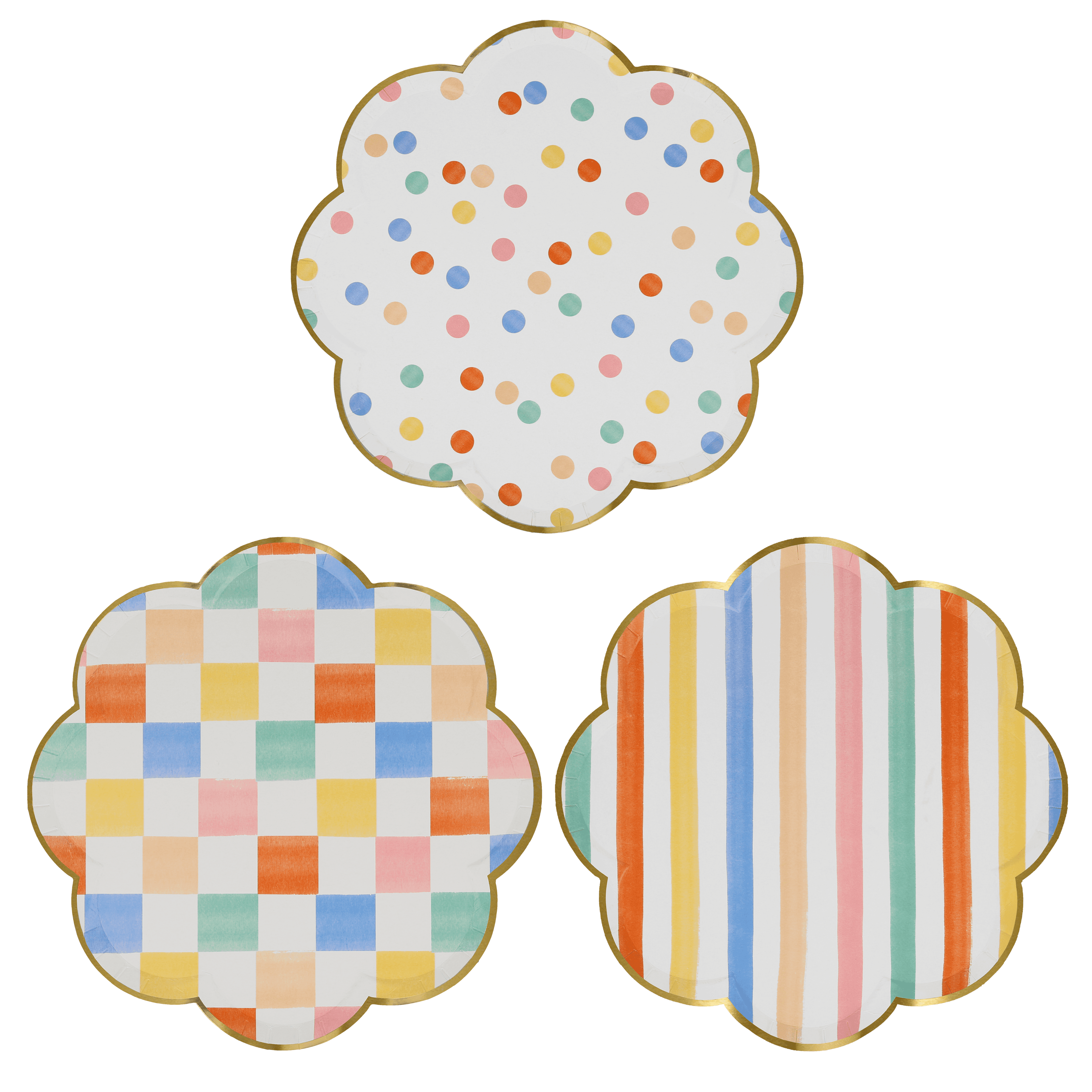 Piatti Colourful Pattern (x 8)