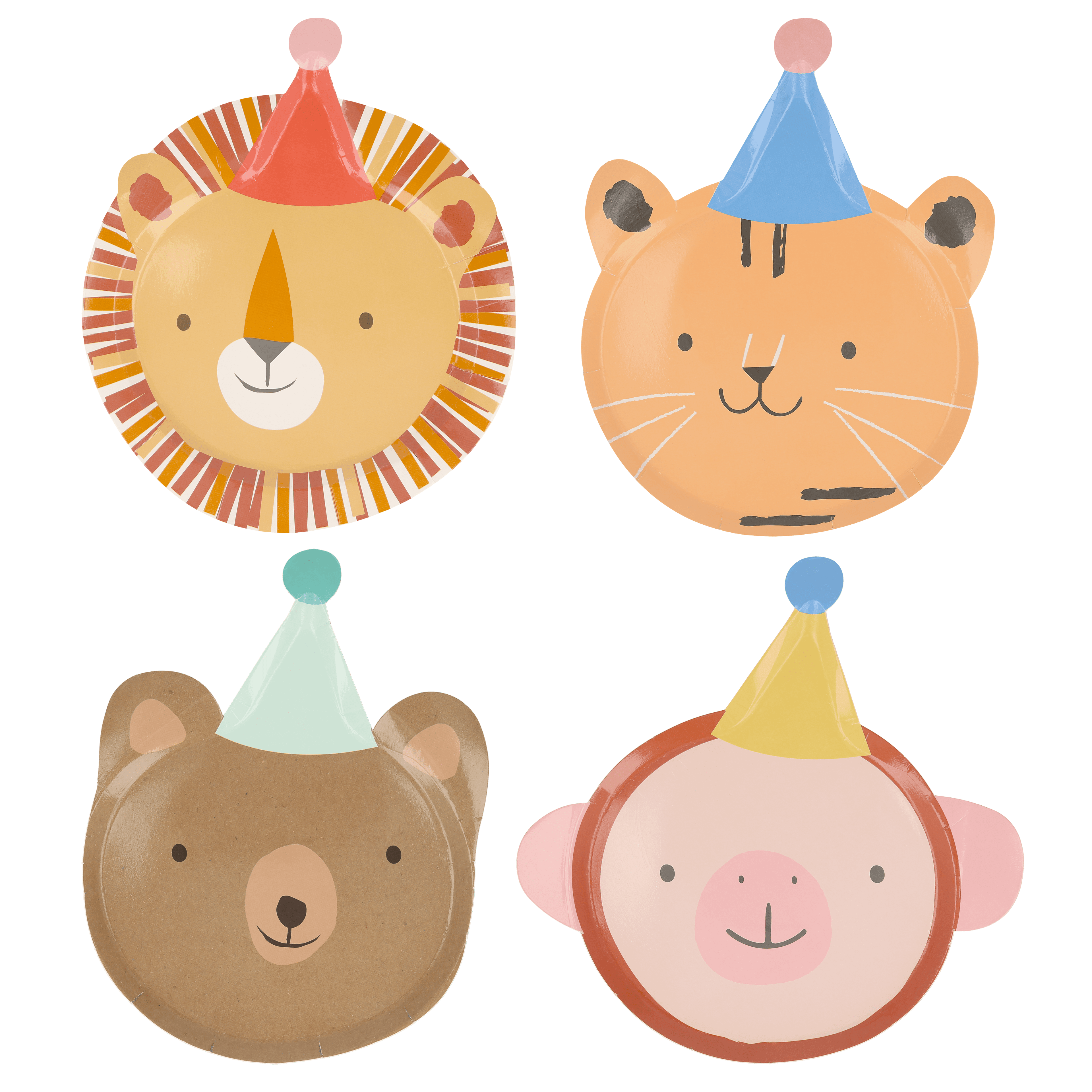 Piatti Dessert Animal Parade (x8)