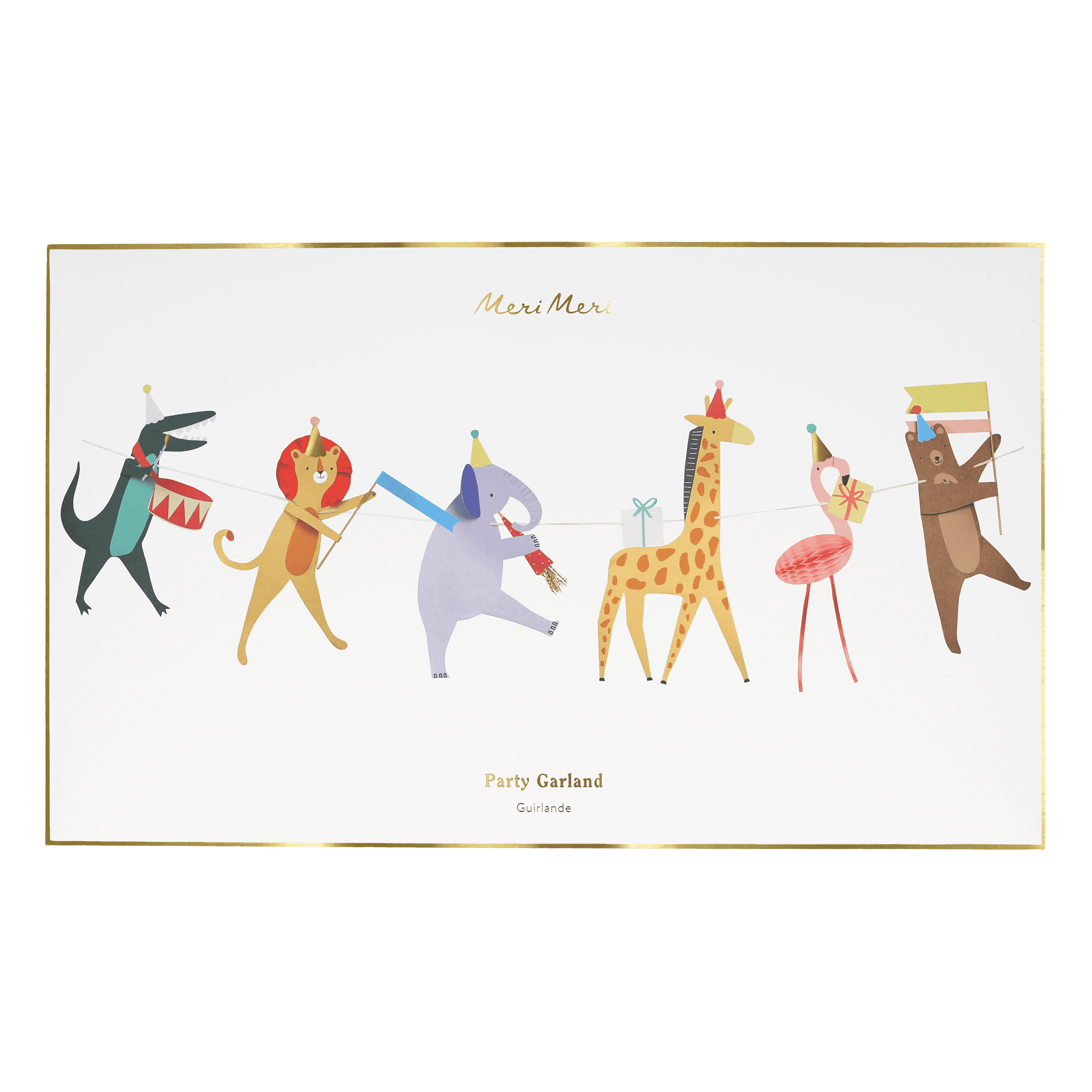 Ghirlanda Animal Parade Meri Meri – Decorazione compleanno bambini