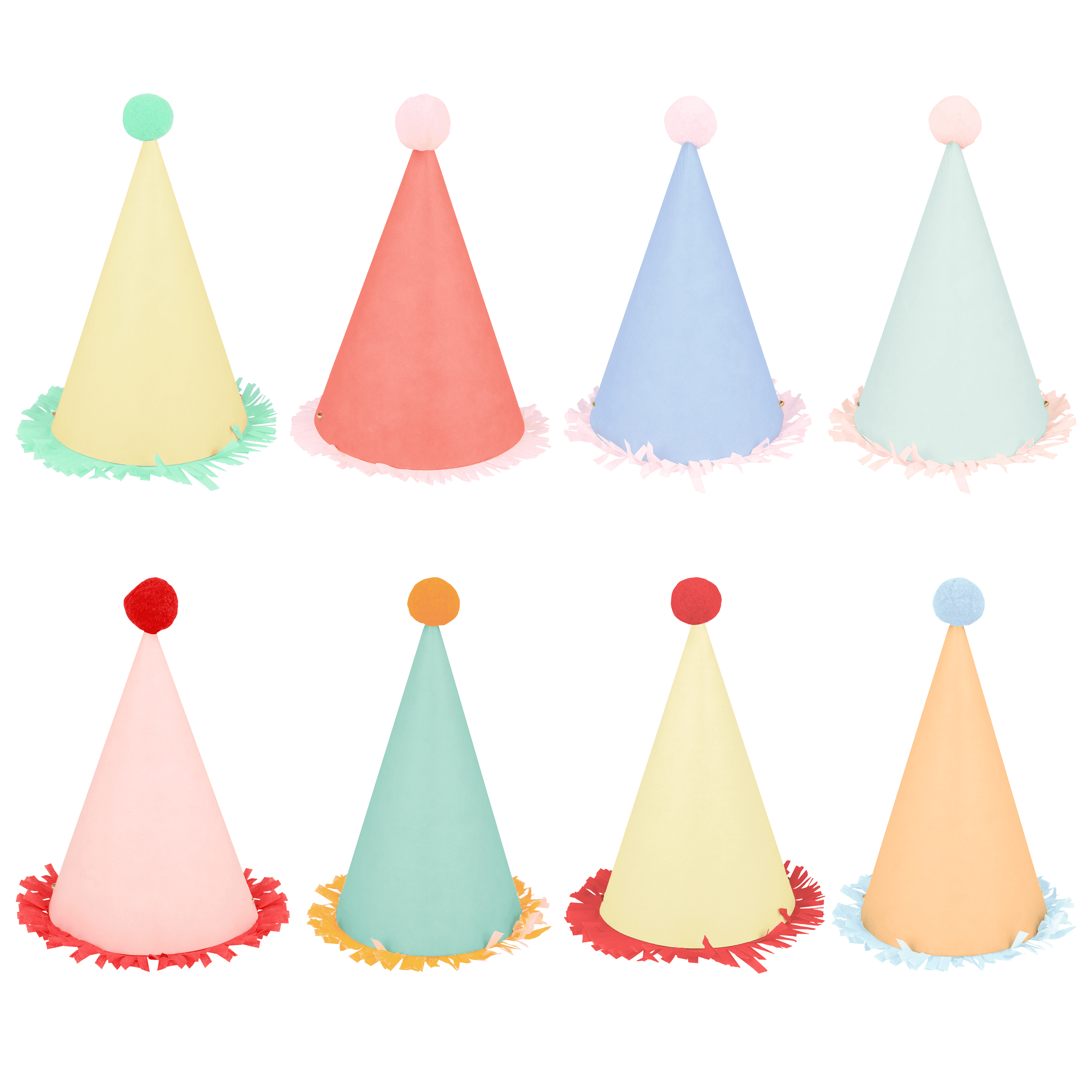 Cappellini Party Hats Grandi (x 8)