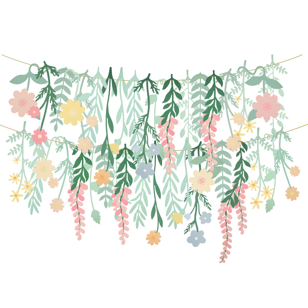 Floral Paper Backdrop – Decorazione floreale per feste