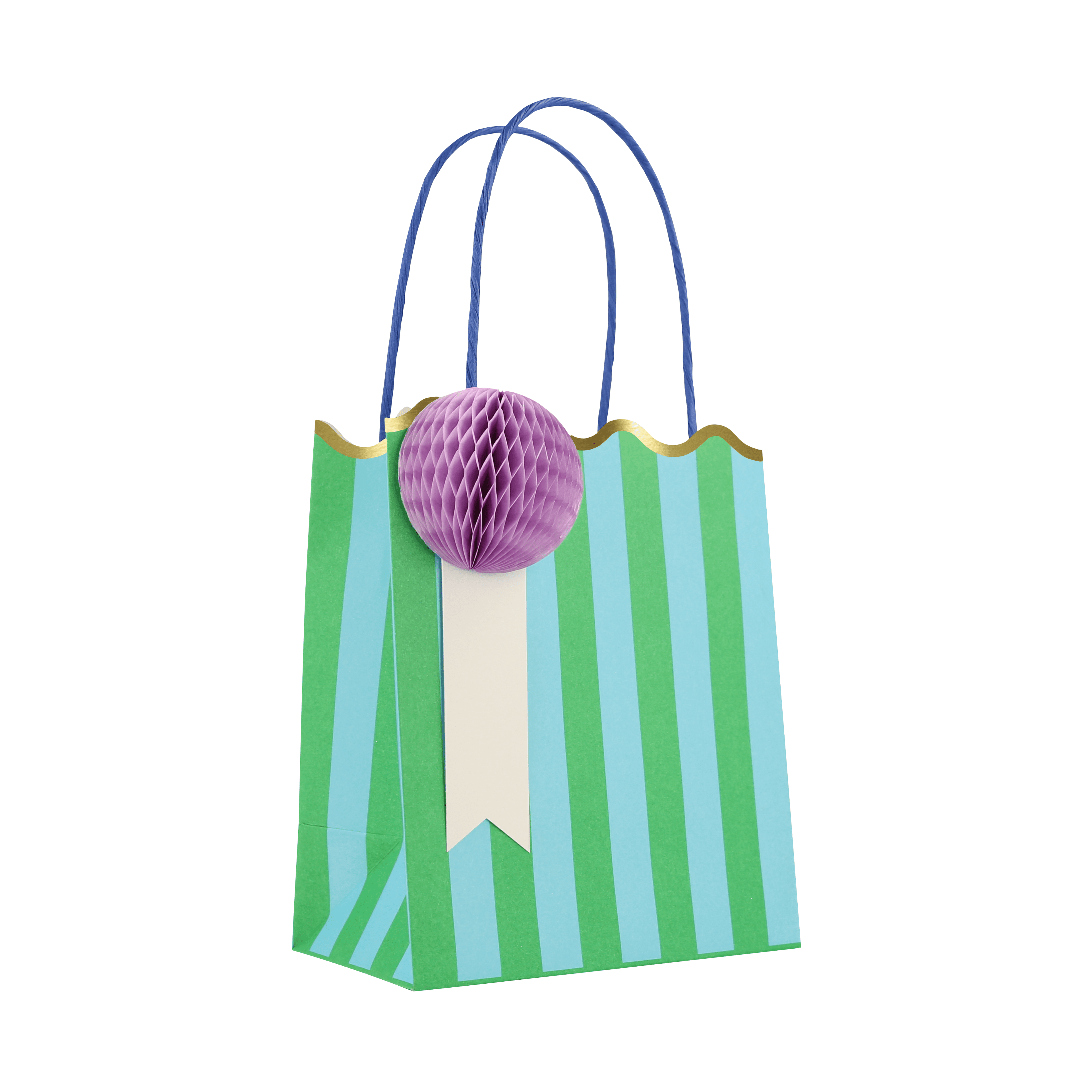 Happy Stripes Party Favour Bags (x 8)