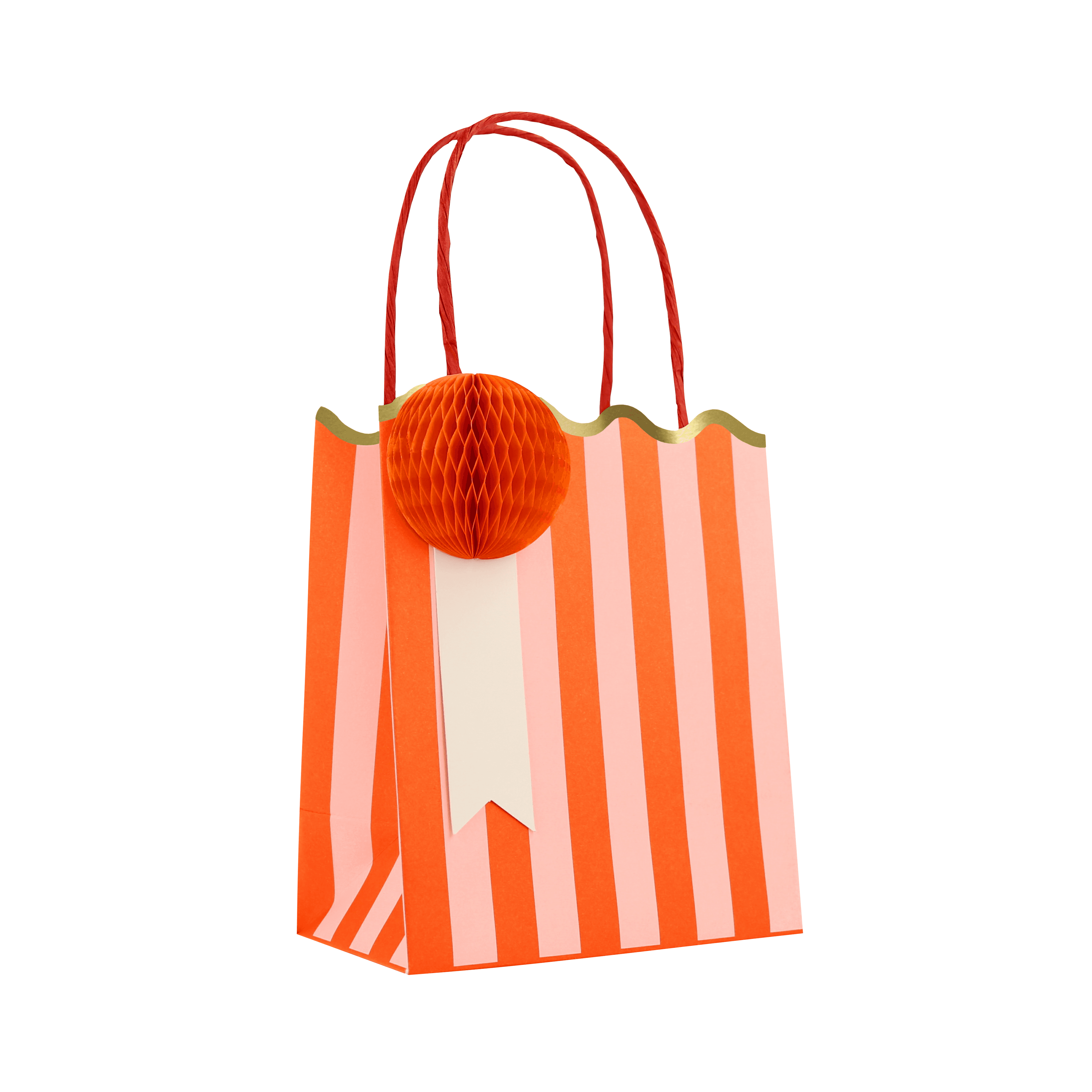 Happy Stripes Party Favour Bags (x 8)