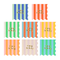 Piccoli Tovaglioli Happy Birthday Stripes (x 16)