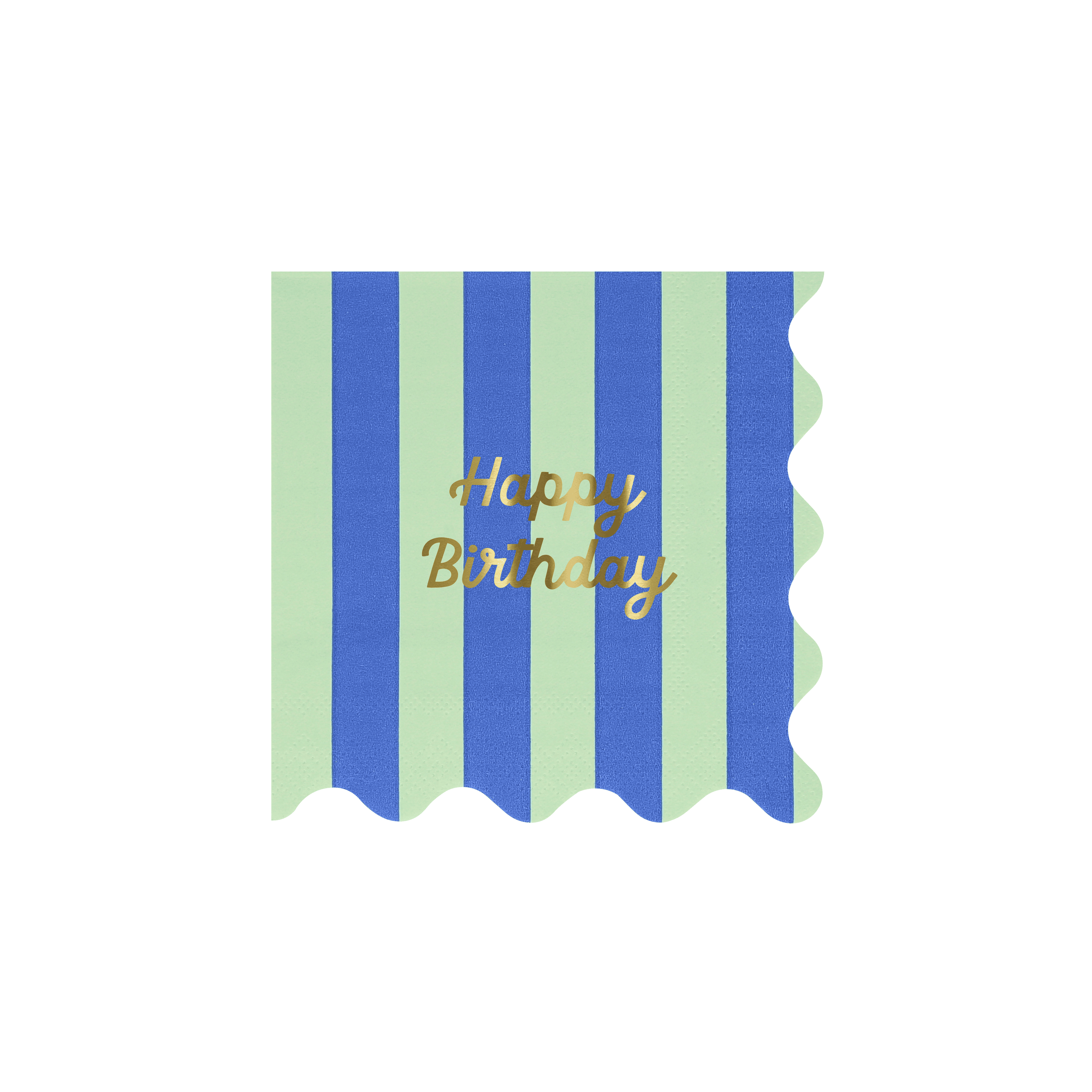 Piccoli Tovaglioli Happy Birthday Stripes (x 16)