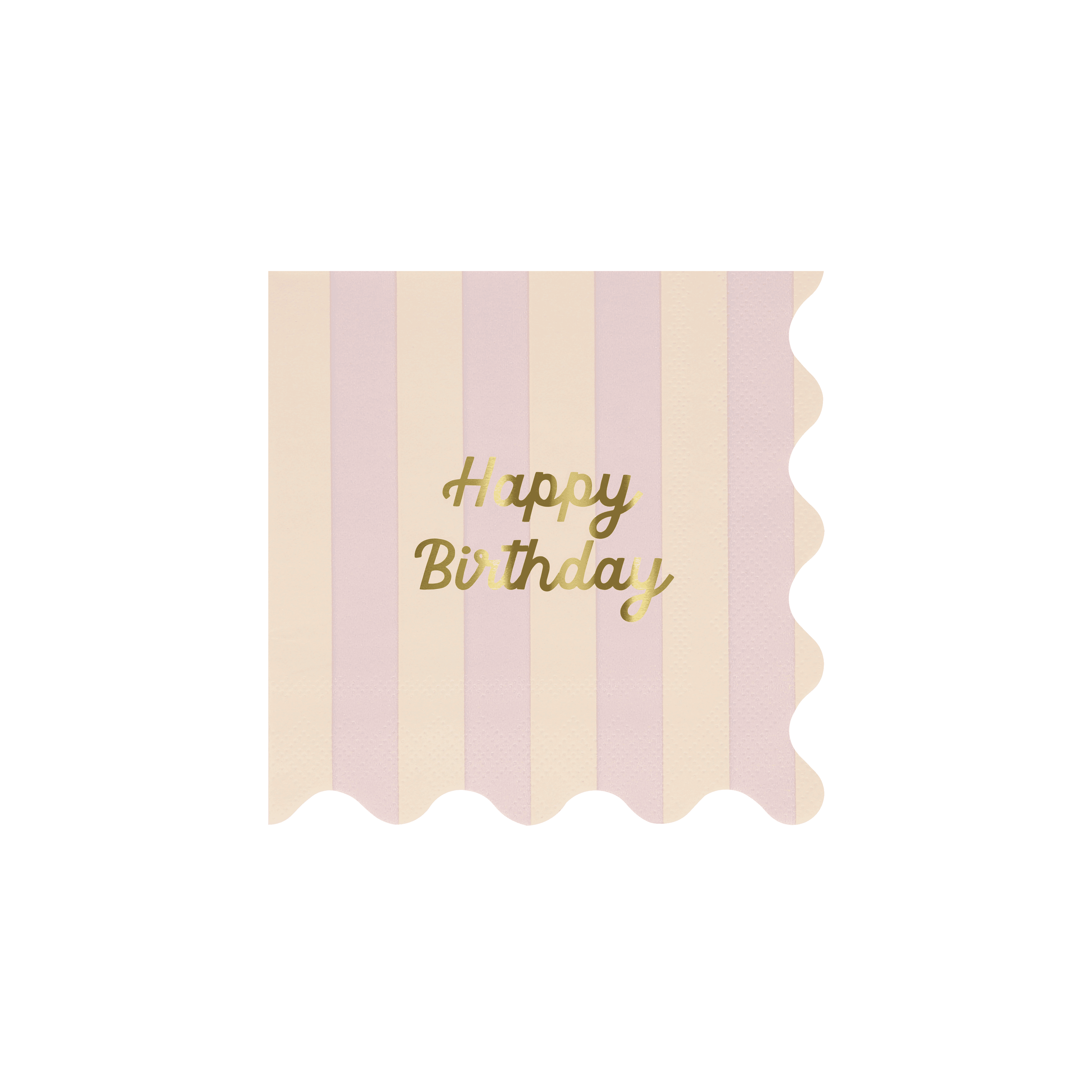 Piccoli Tovaglioli Happy Birthday Stripes (x 16)