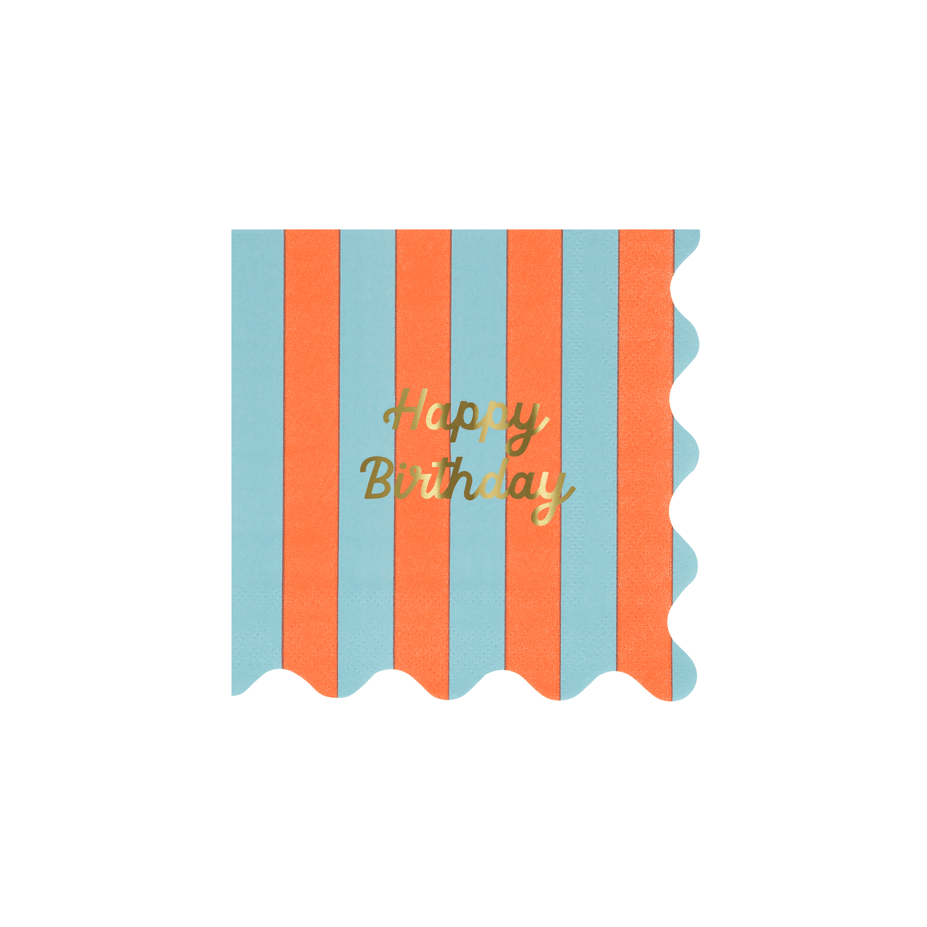 Piccoli Tovaglioli Happy Birthday Stripes (x 16)