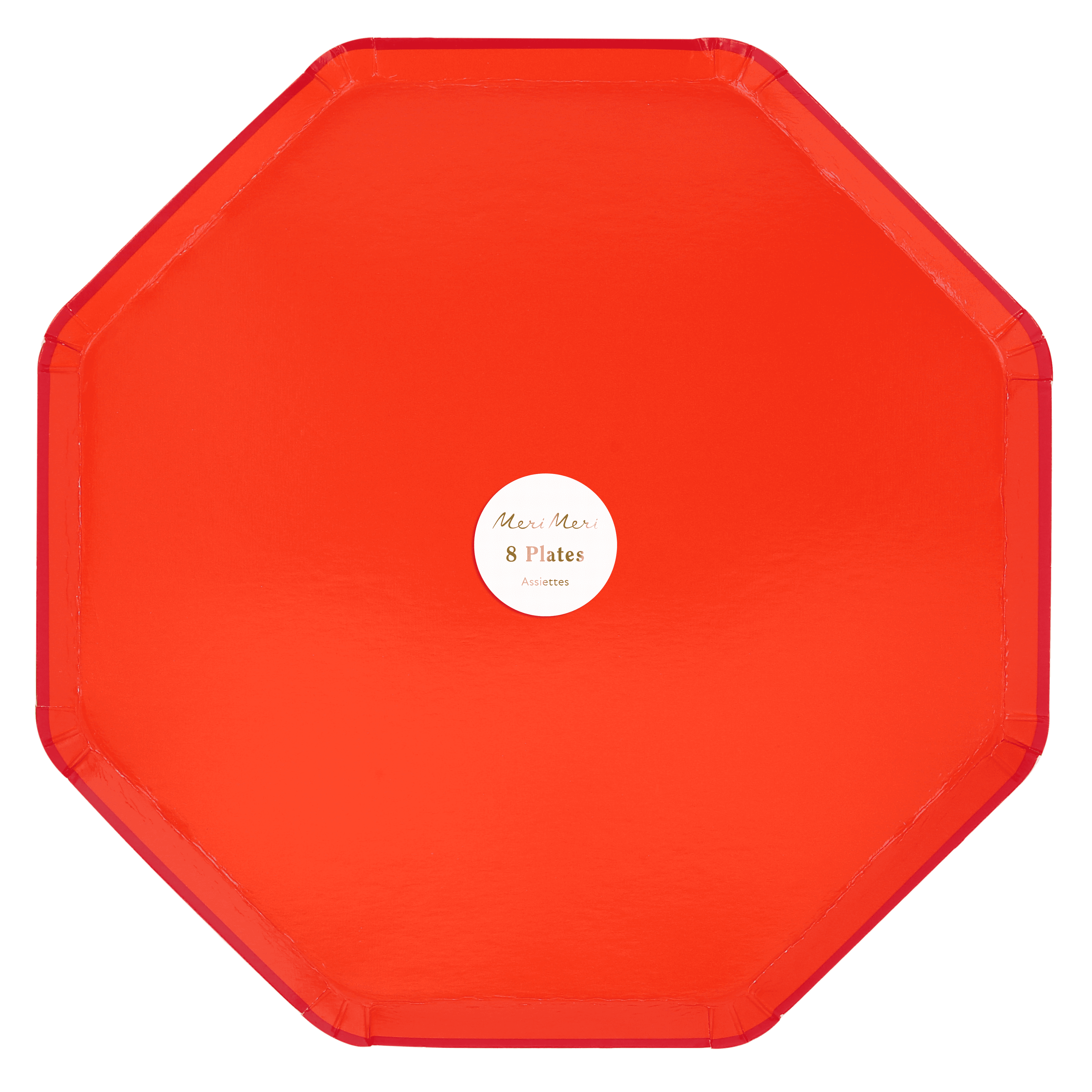 Piatti Ottagonali Rossi – 26 cm (8 pz)