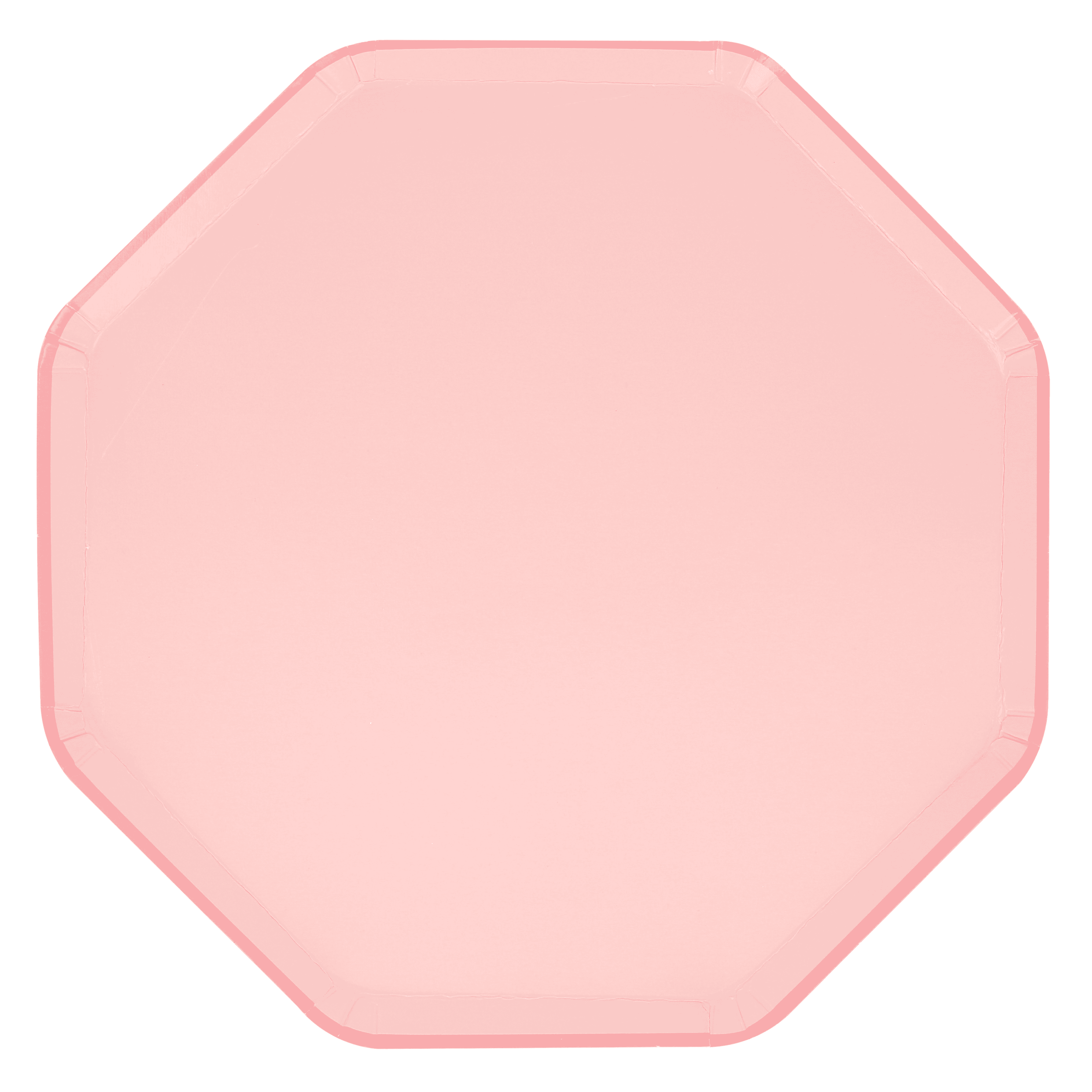 Piatti Ottagonali Rosa Confetto – 26 cm (8 pz)