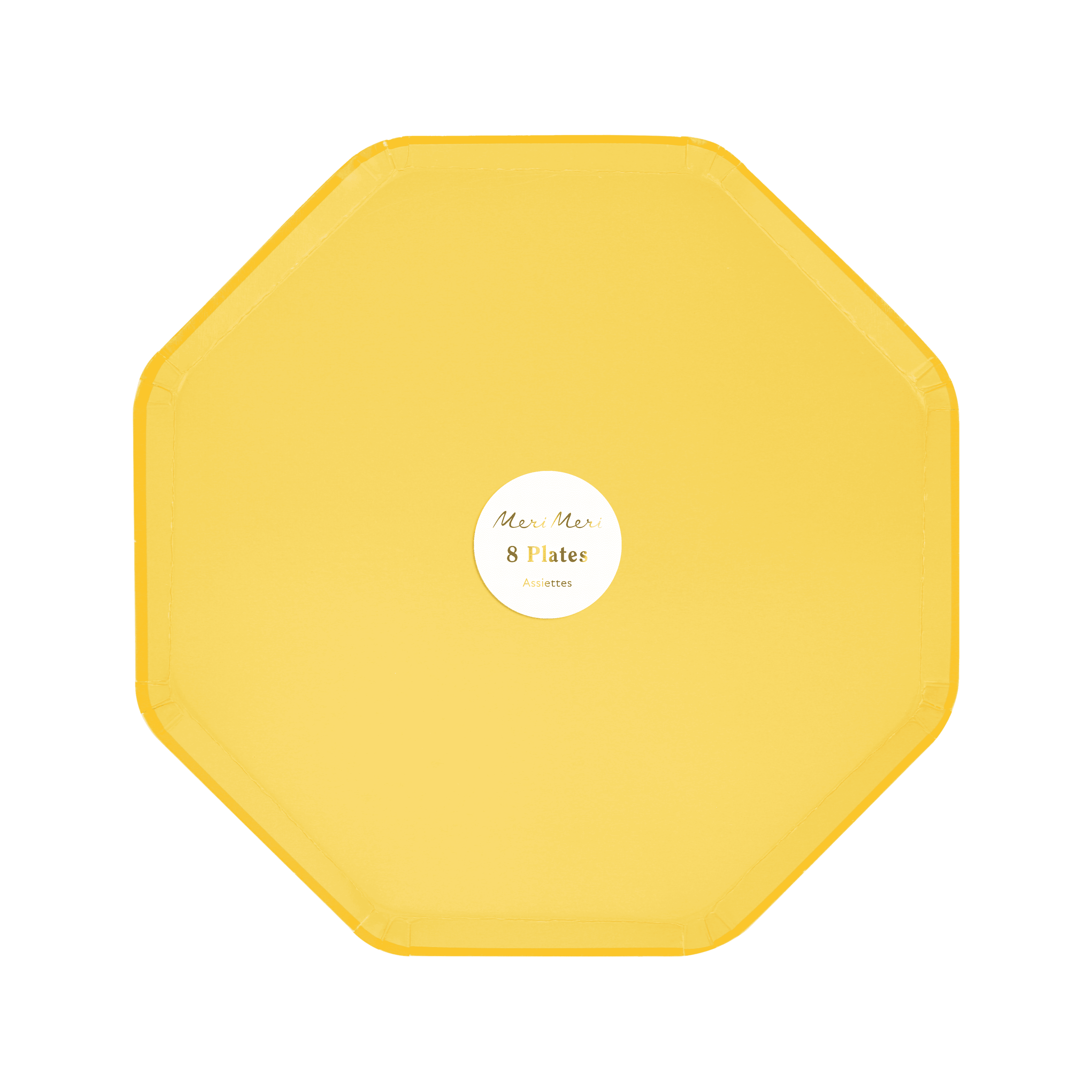 Piatti Ottagonali Gialli – 21 cm (8 pz) (Copia)