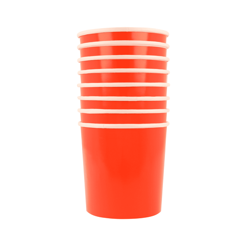 Bicchieri Rosso Pomodoro (x 8)