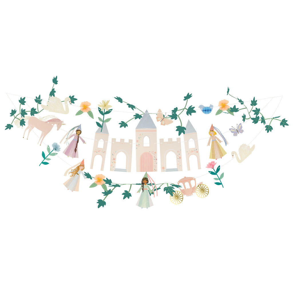 Princess Party Garland Set – Ghirlanda decorativa principesse