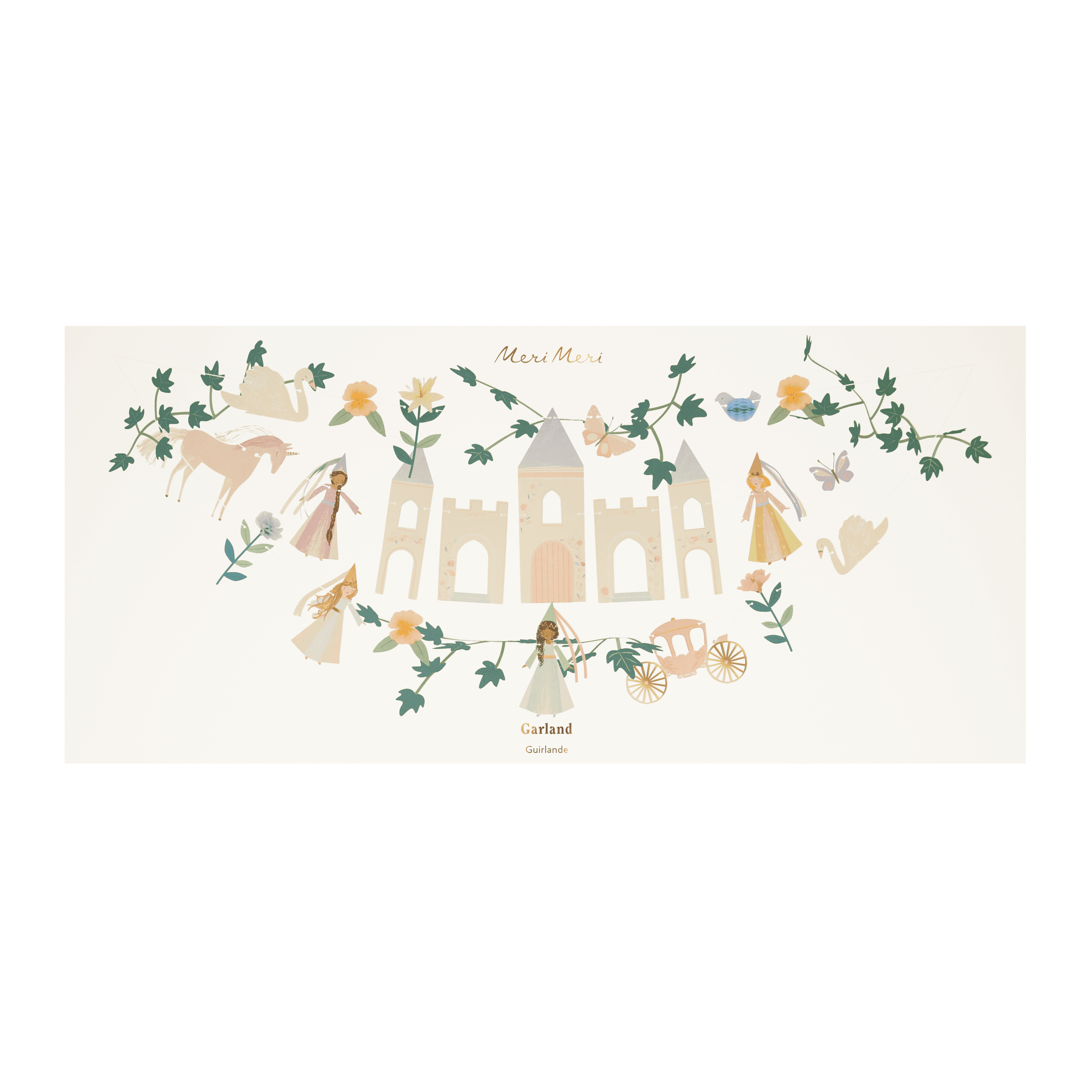 Princess Party Garland Set – Ghirlanda decorativa principesse