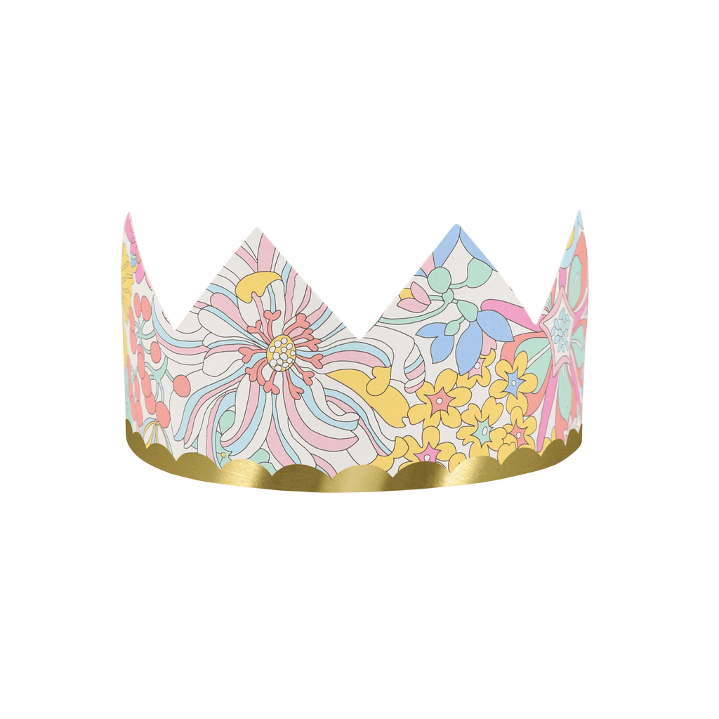 Meri Meri x Liberty Party Crowns (x8)