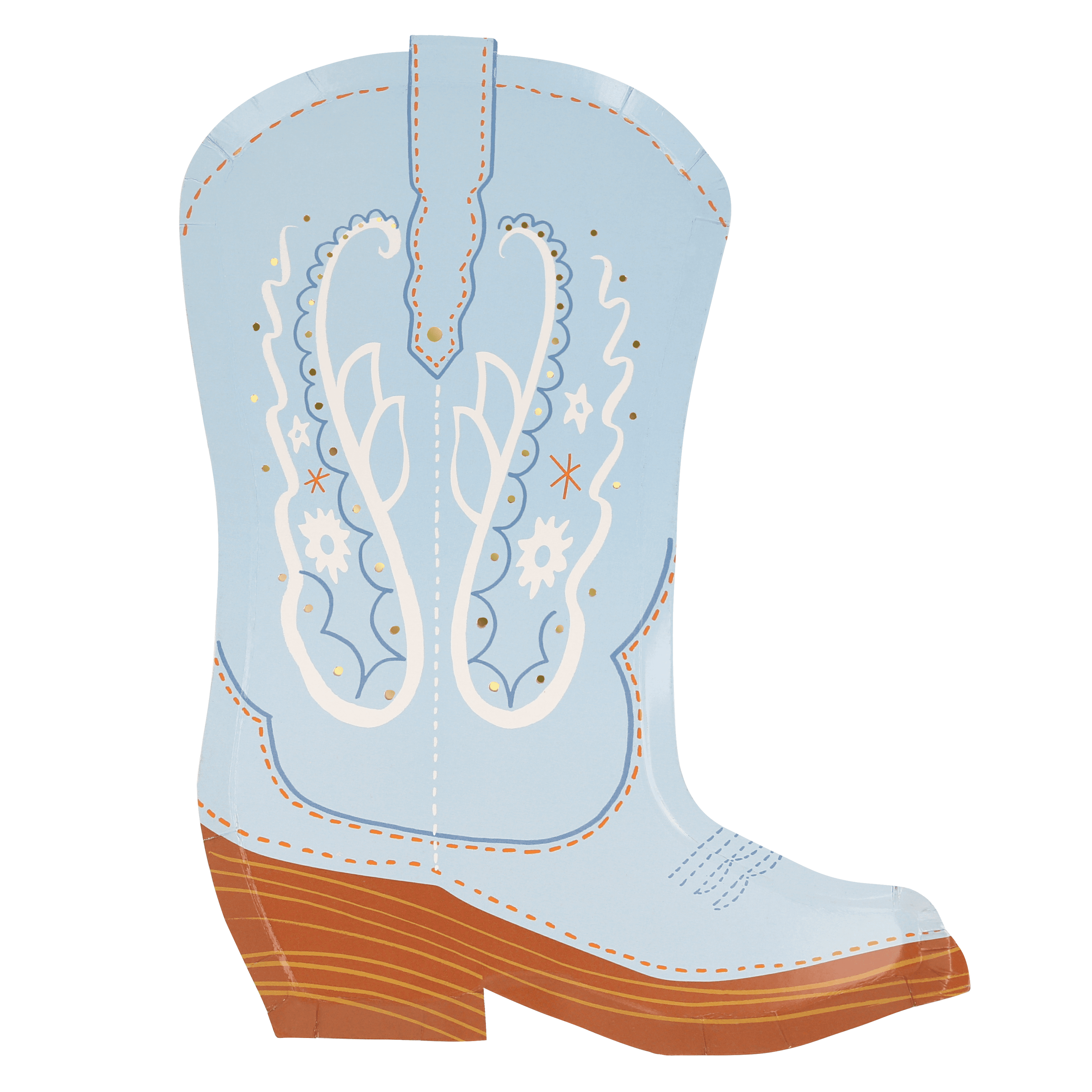 Piatti Stivali Western Meri Meri (8 pz)