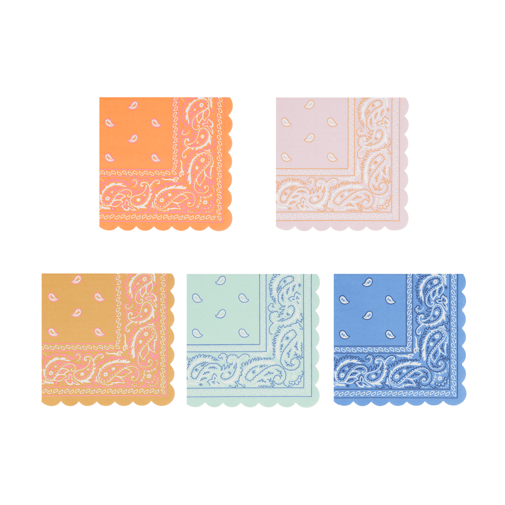 Tovaglioli Western Bandana Meri Meri (16 pz)