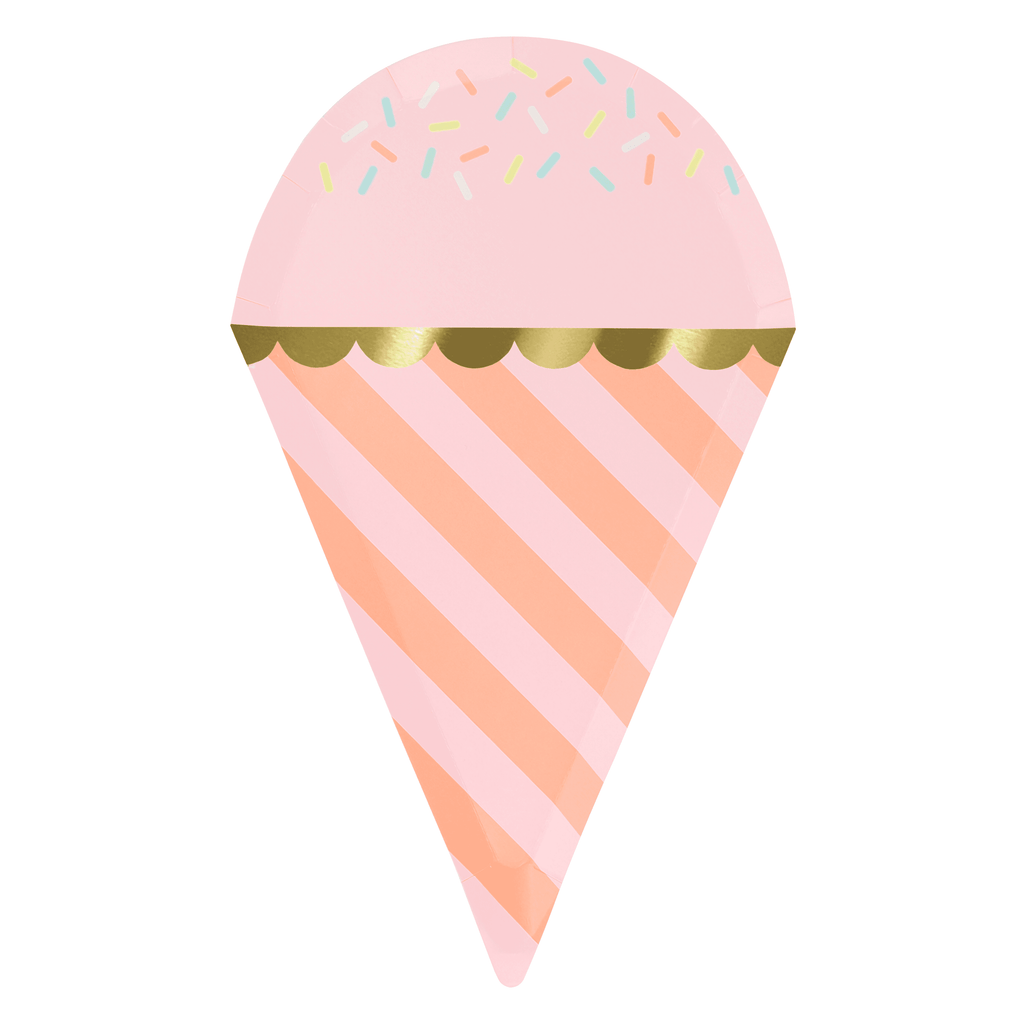 Piatti dessert Cono Gelato Meri Meri (8 pz)