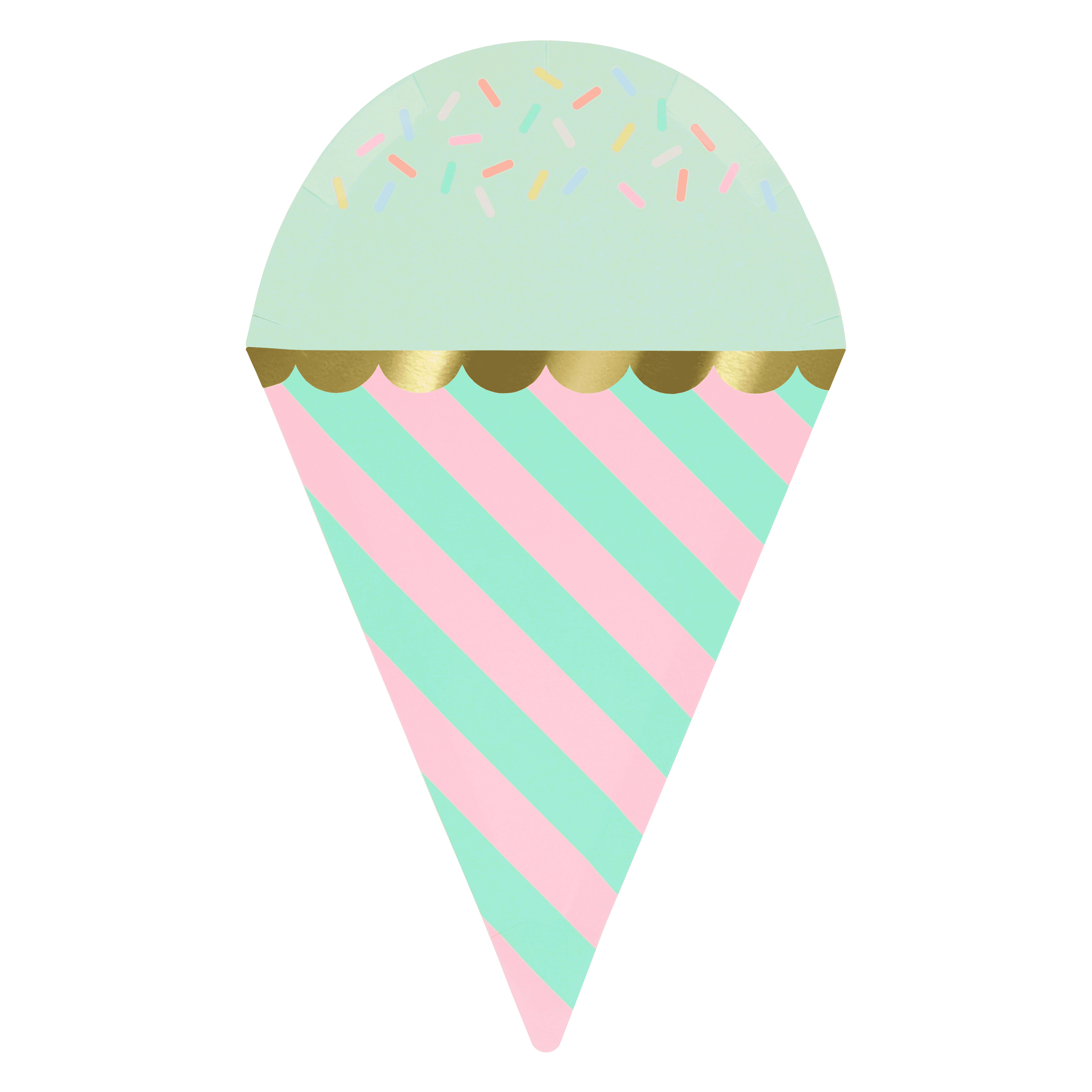 Piatti dessert Cono Gelato Meri Meri (8 pz)
