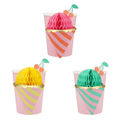 Coppette gelato con decorazione 3D Meri Meri (8 pz)