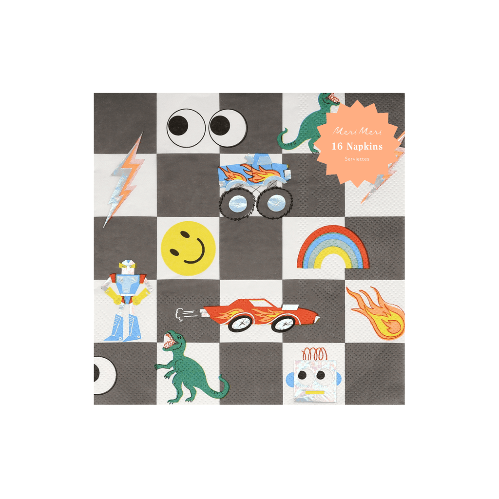 Tovaglioli Toybox Icons Grandi (x 16)