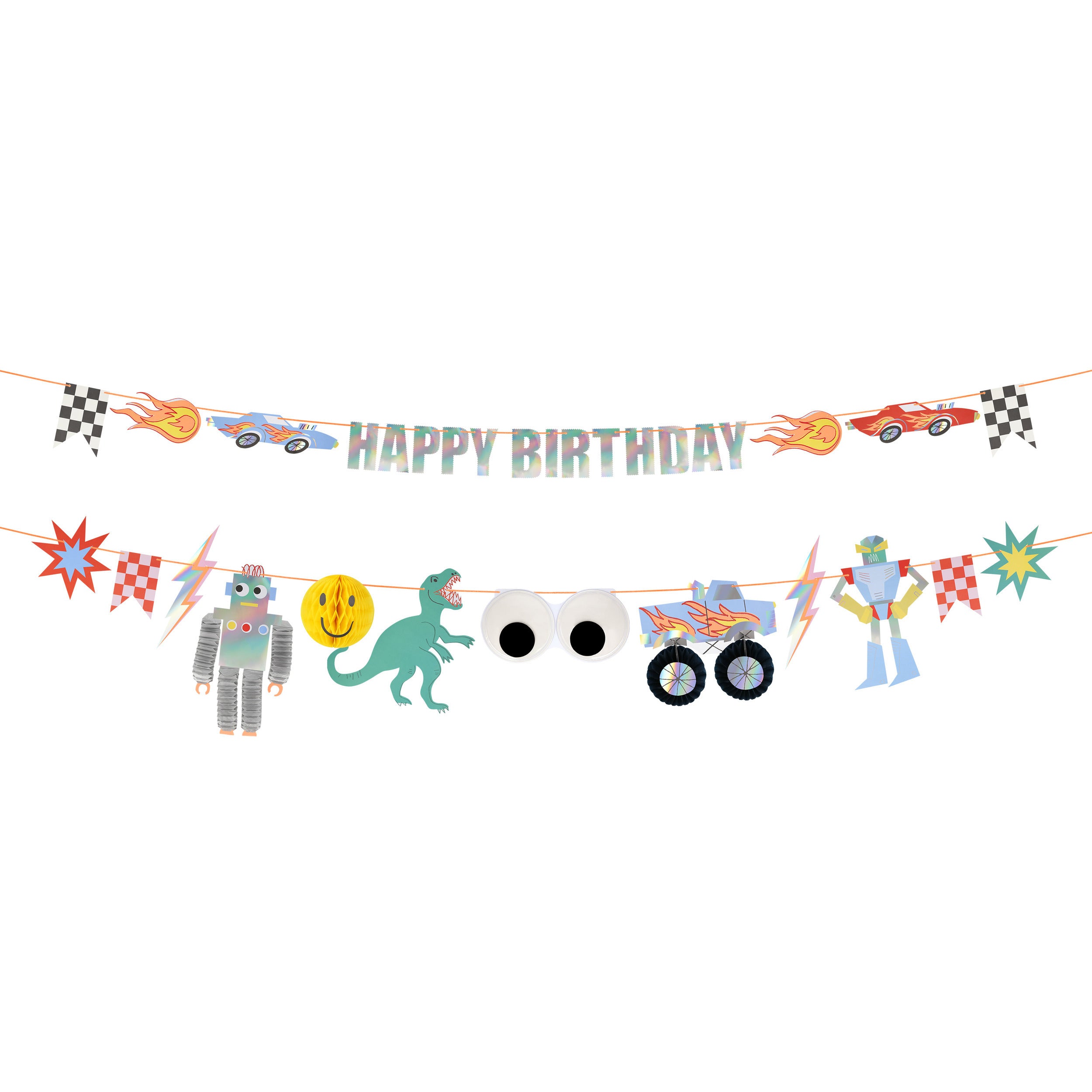 Toybox Icon Garland Set – Ghirlanda decorativa per feste di compleanno