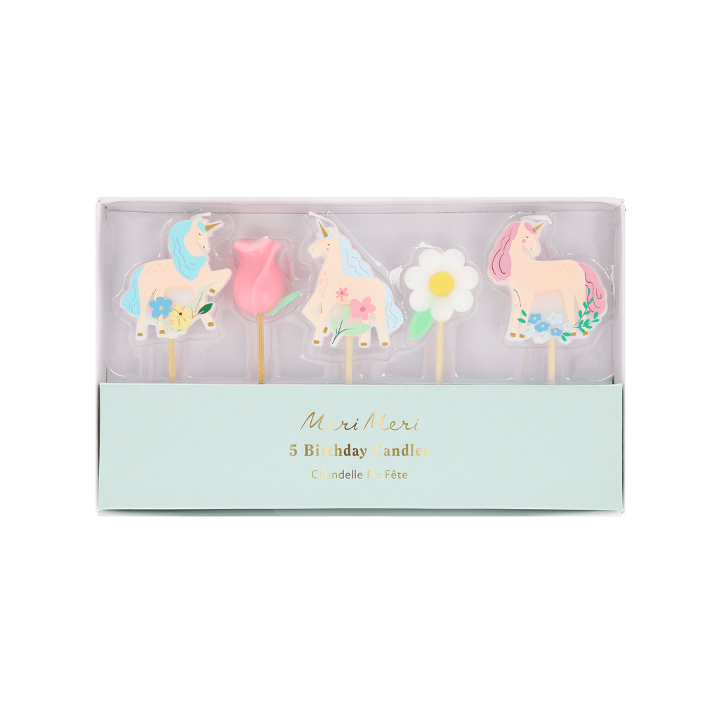 Candeline Unicorni Meri Meri (5 pz)