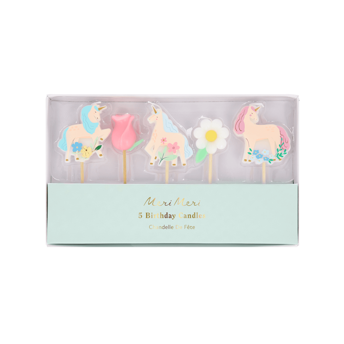 Candeline Unicorni Meri Meri (5 pz)