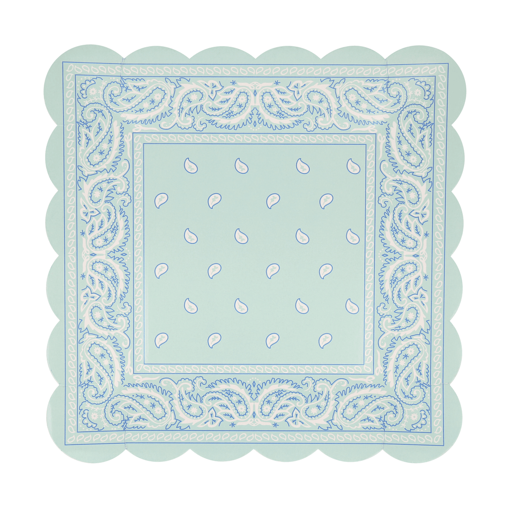 Piatti Quadrati Western Bandana Meri Meri (8 pz)