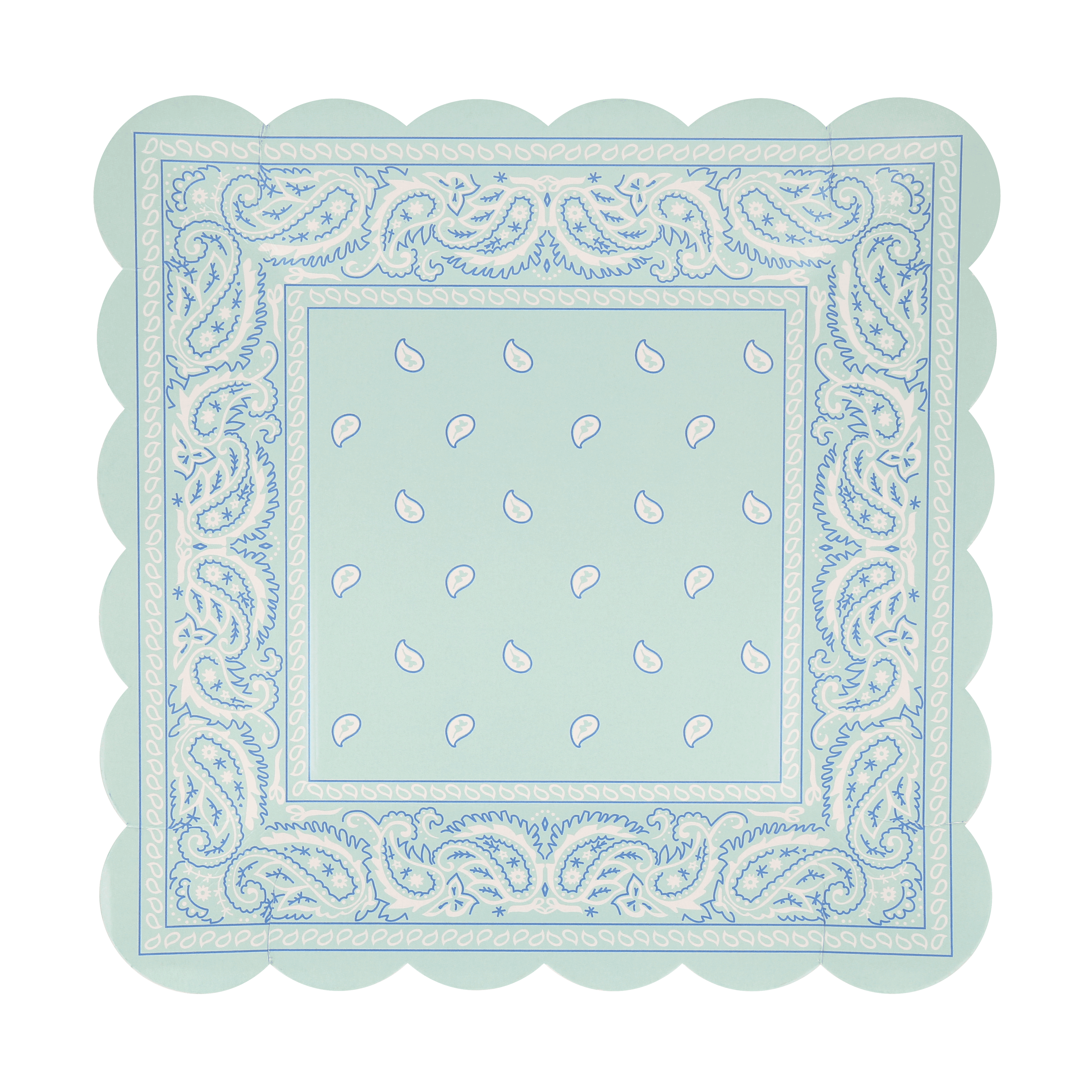 Piatti Quadrati Western Bandana Meri Meri (8 pz)