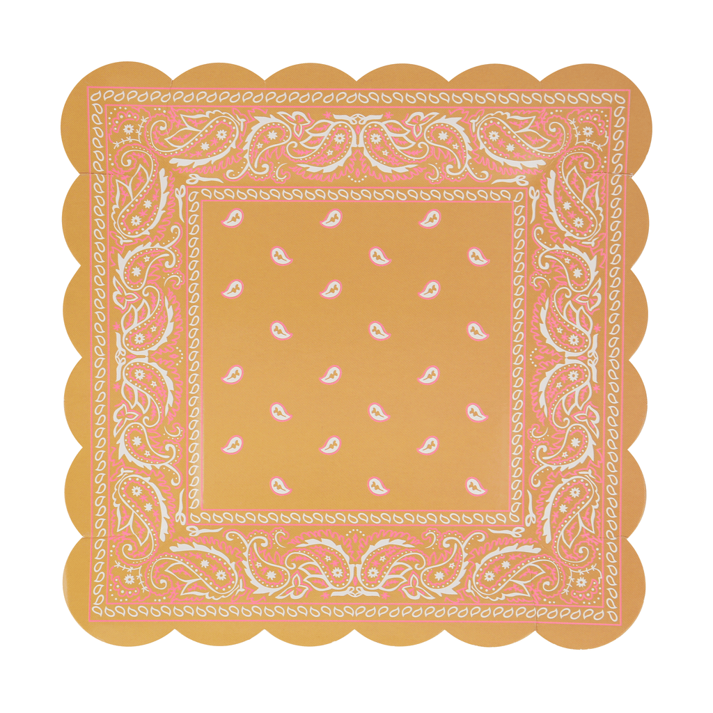 Piatti Quadrati Western Bandana Meri Meri (8 pz)