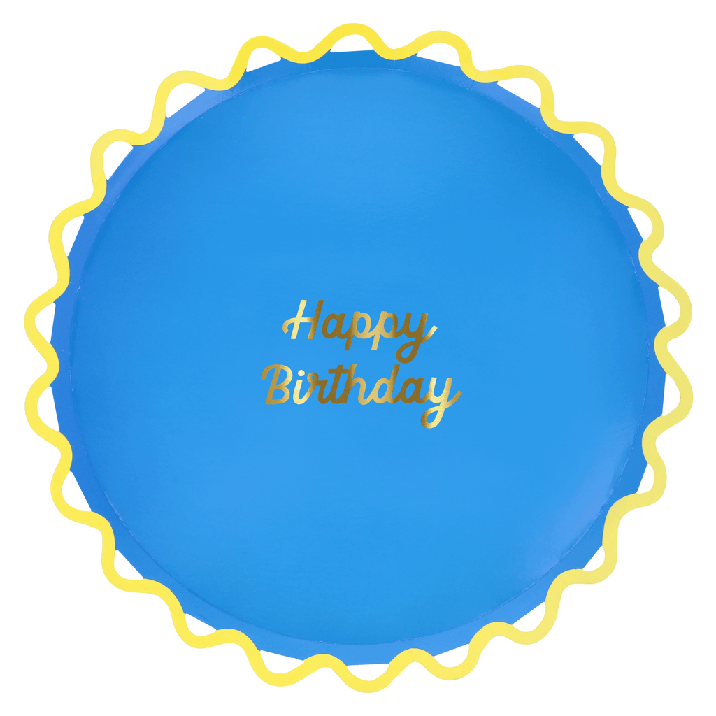 Piatti Portata Color Pop Happy Birthday (x8)