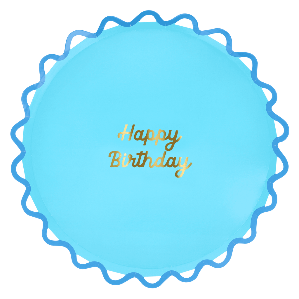 Piatti Portata Color Pop Happy Birthday (x8)