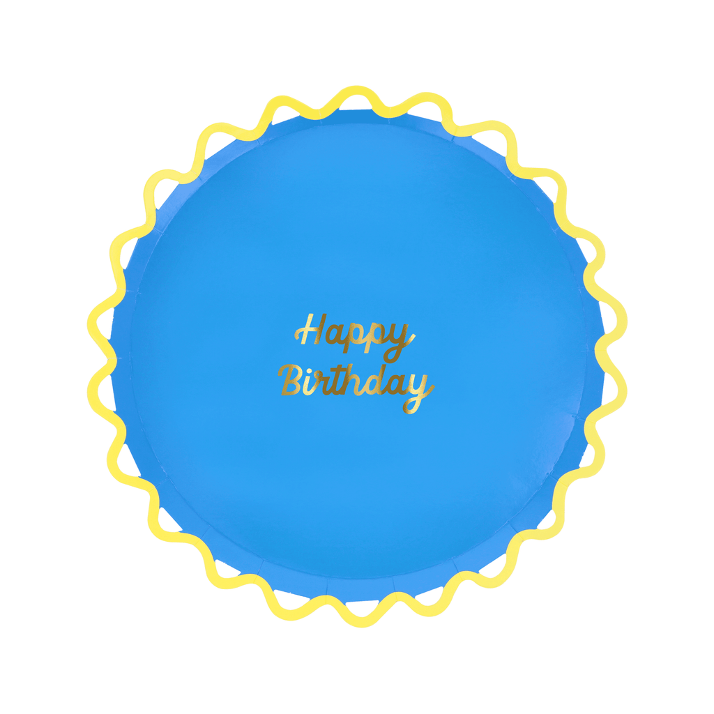 Piatti Dessert Color Pop Happy Birthday (x8)