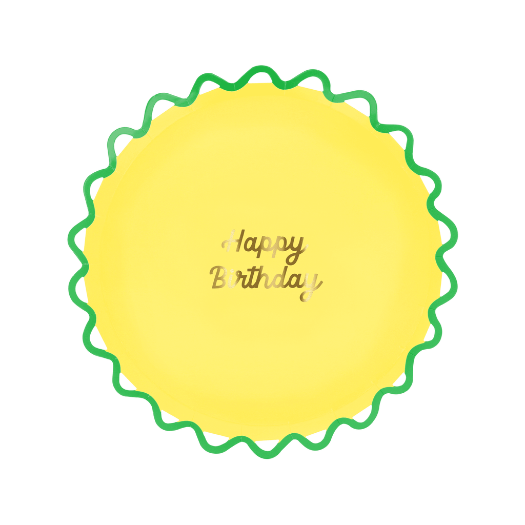 Piatti Dessert Color Pop Happy Birthday (x8)